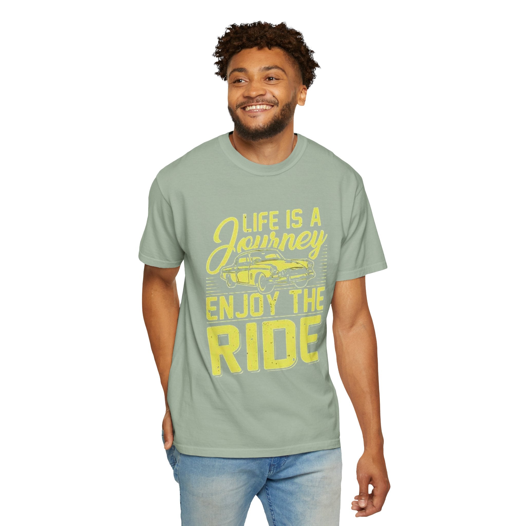Enjoy The Ride T-Shirt — 'Life Is A Journey' Vintage Car Tee
