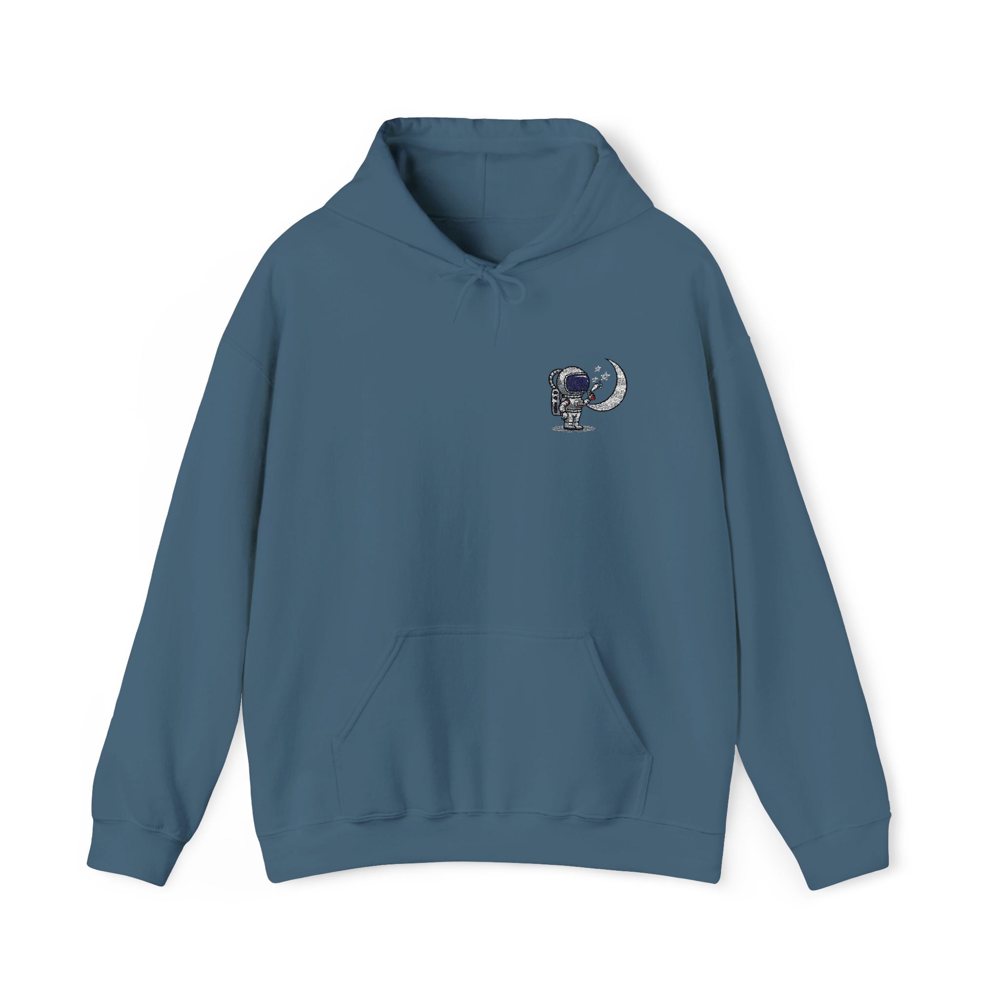 Skull Moon Hoodie — Gothic Night Sky Graphic Sweatshirt