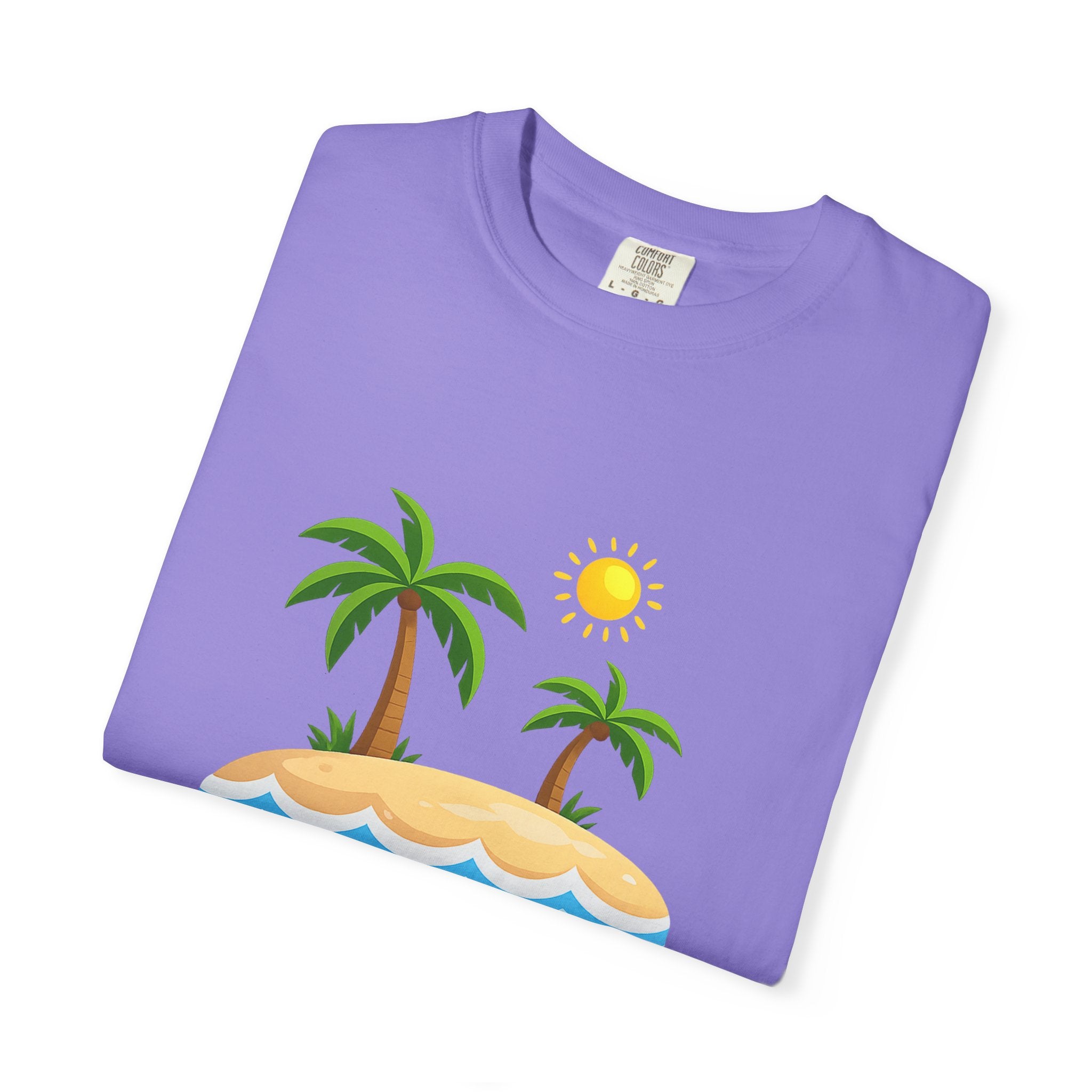 Island Paradise T-Shirt — Tropical Palm Tree Beach Graphic