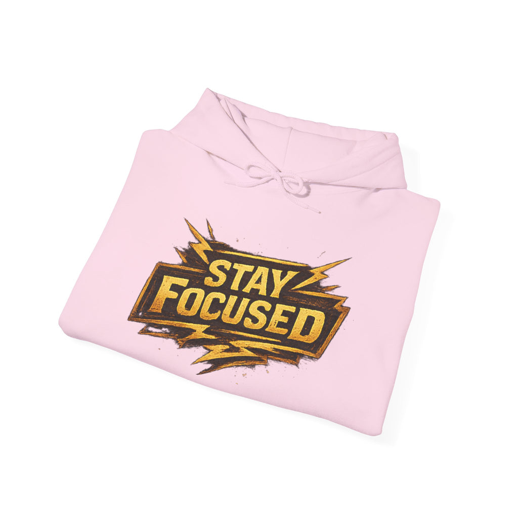 Stay Focused Hoodie — Motivational Graphic Pullover