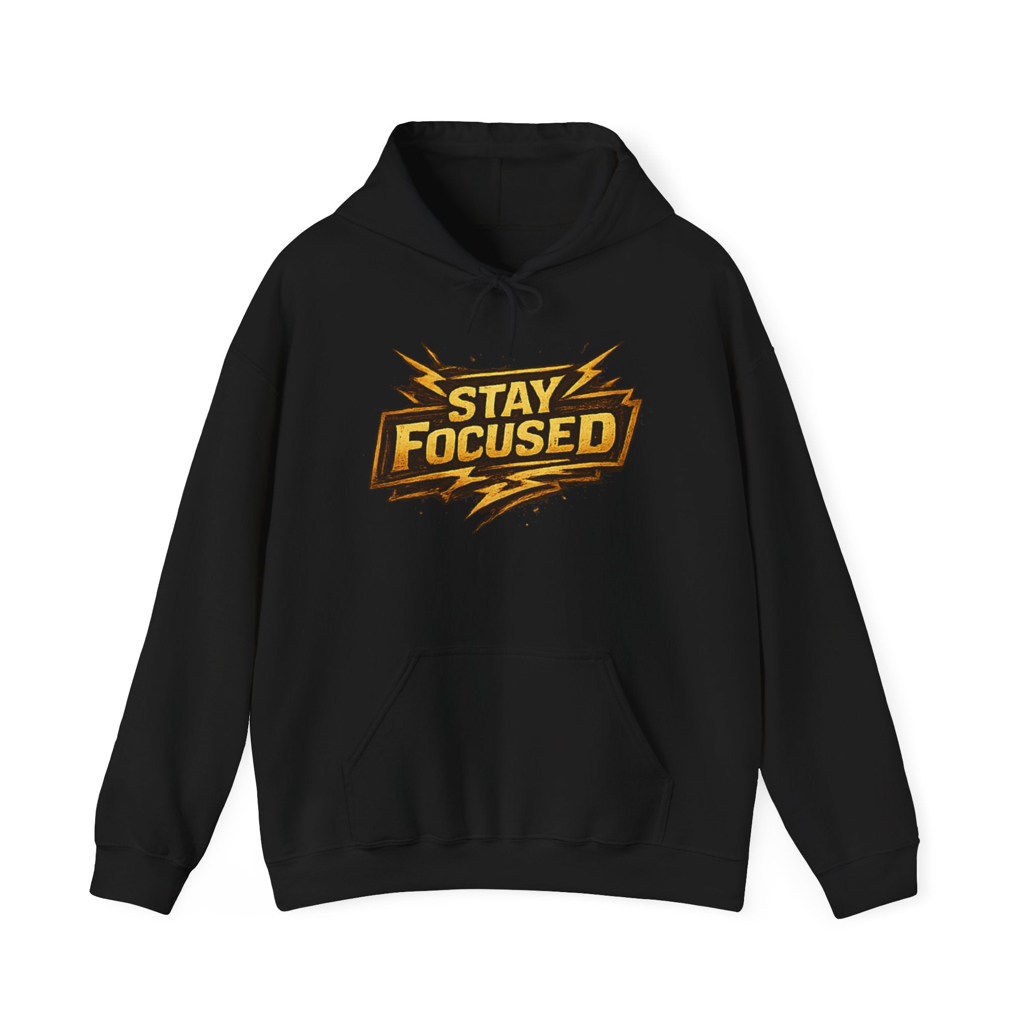 Stay Focused Hoodie — Motivational Graphic Pullover