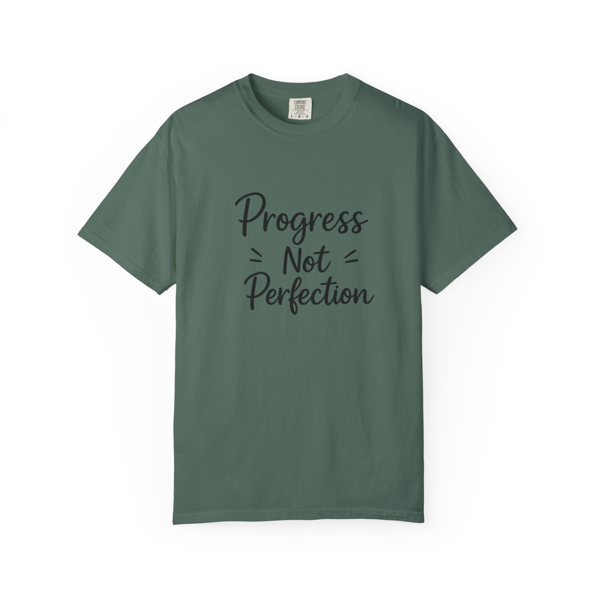 T-Shirt — "Progress Not Perfection" Inspirational Graphic Tee