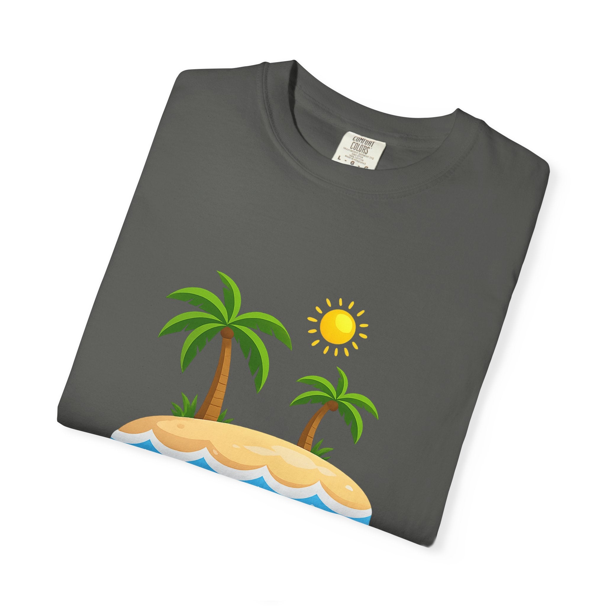 Island Paradise T-Shirt — Tropical Palm Tree Beach Graphic