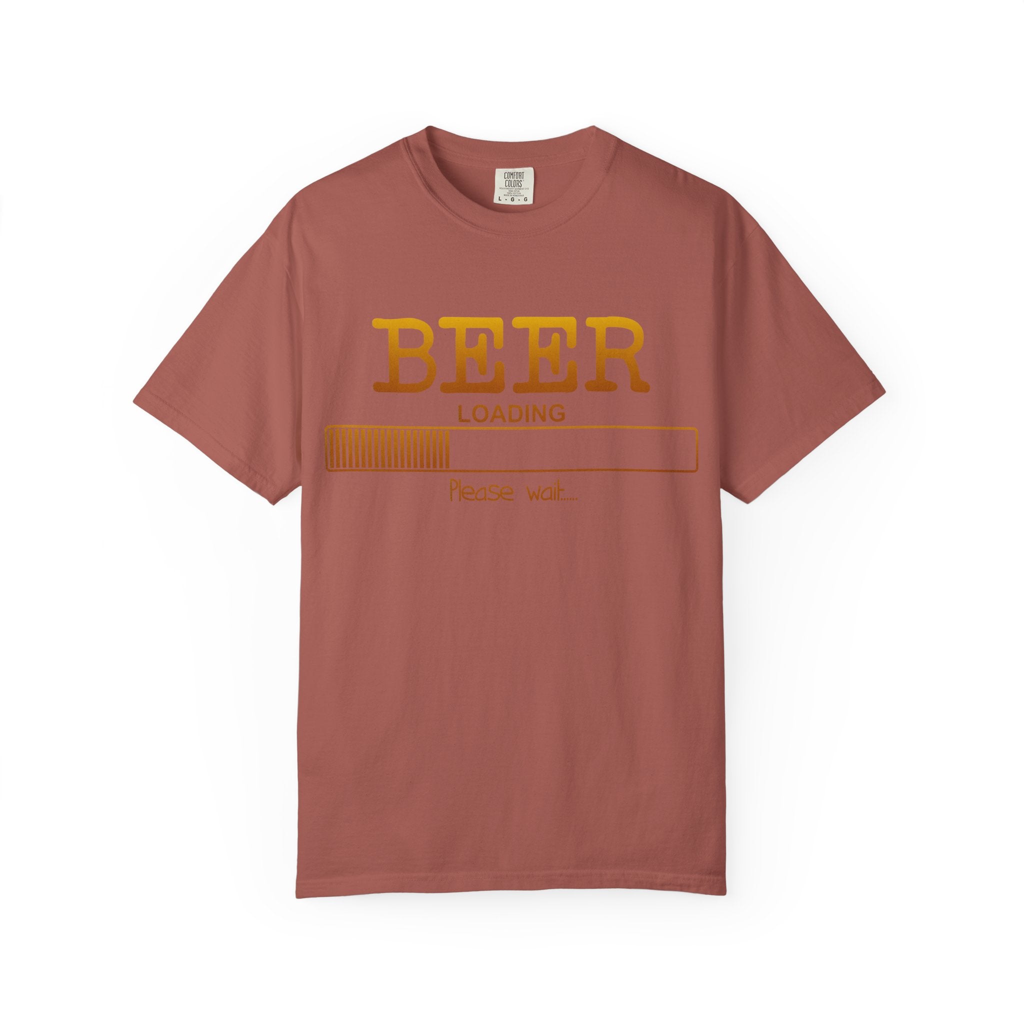 Beer Loading T‑Shirt — Funny 'Please Wait' Drinking Tee