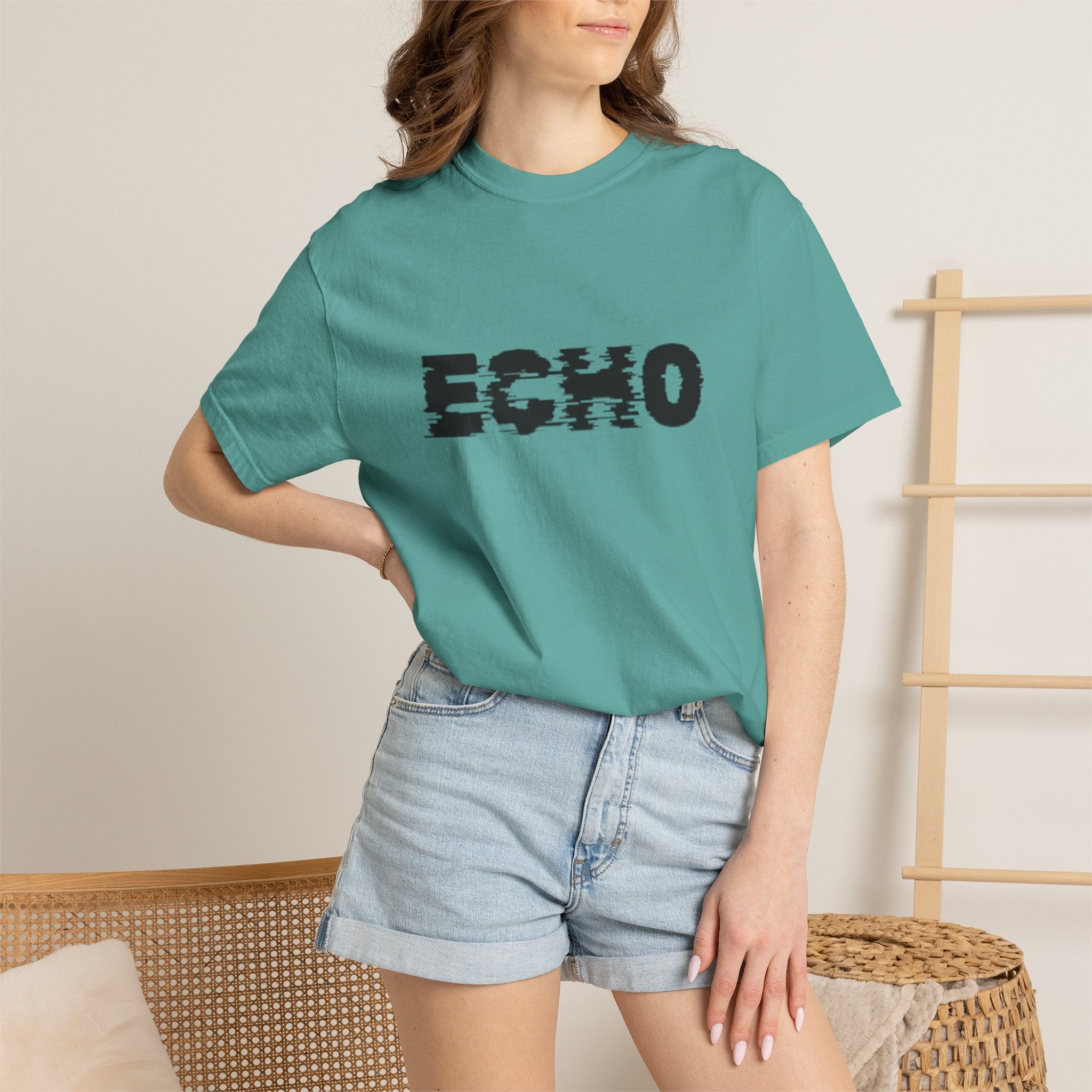 Echo Distorted Logo T-Shirt