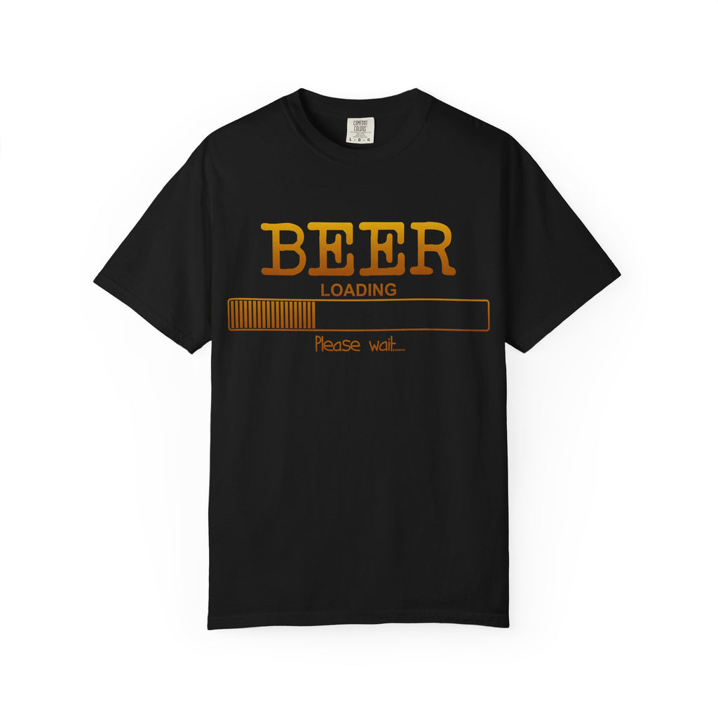 Beer Loading T‑Shirt — Funny 'Please Wait' Drinking Tee