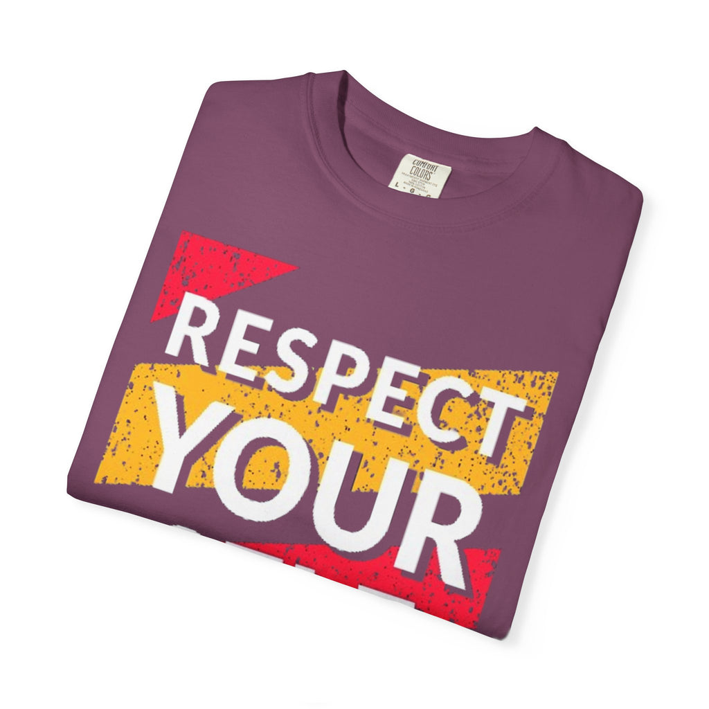Respect Your Self T-Shirt — Empowerment Graphic Tee for Self-Care & Mental Health
