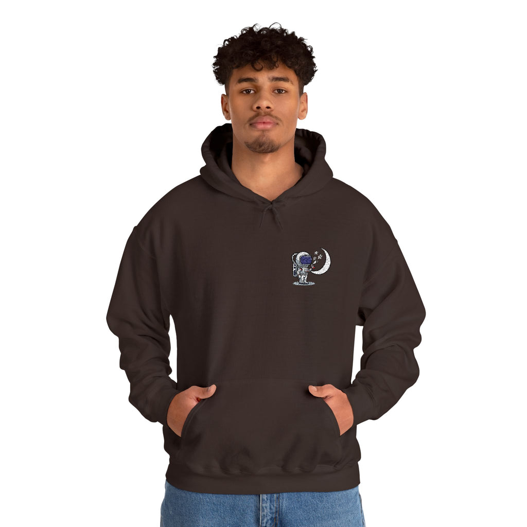 Skull Moon Hoodie — Gothic Night Sky Graphic Sweatshirt