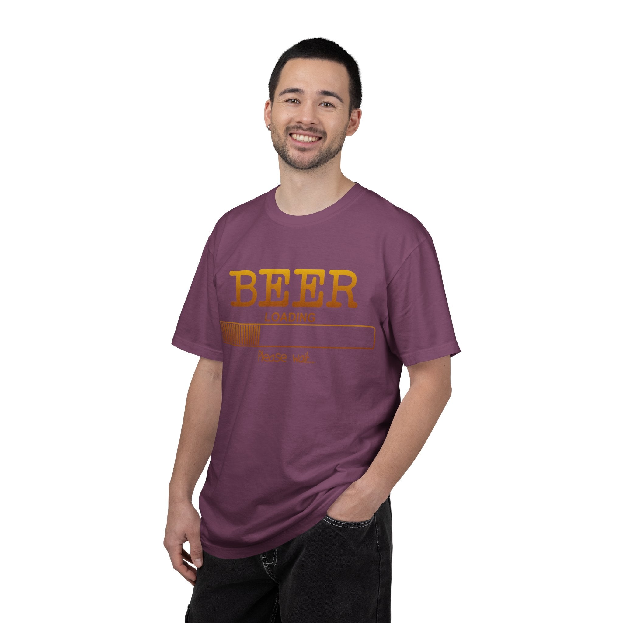 Beer Loading T‑Shirt — Funny 'Please Wait' Drinking Tee