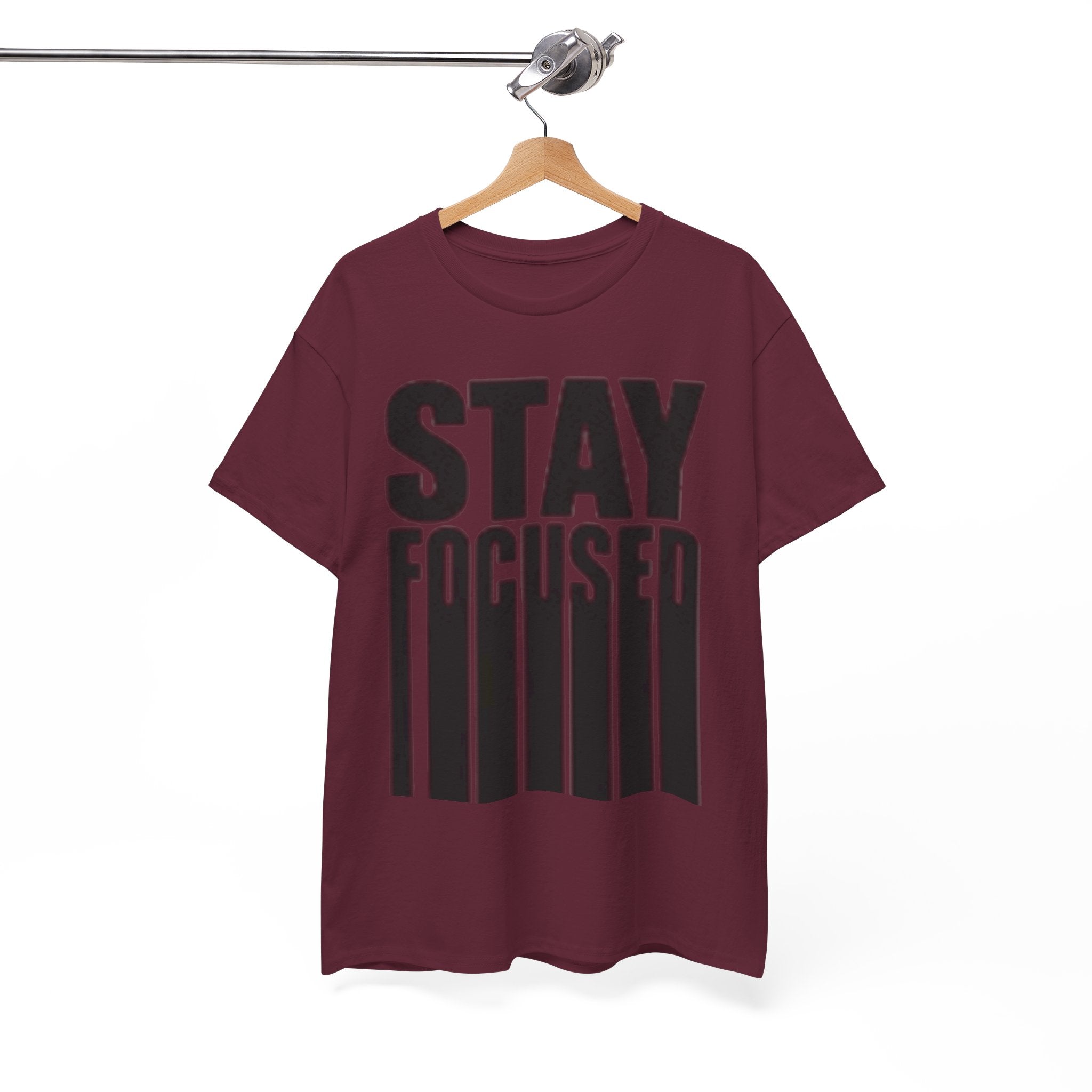 Stay Focused Tee — Motivational Graphic T‑Shirt