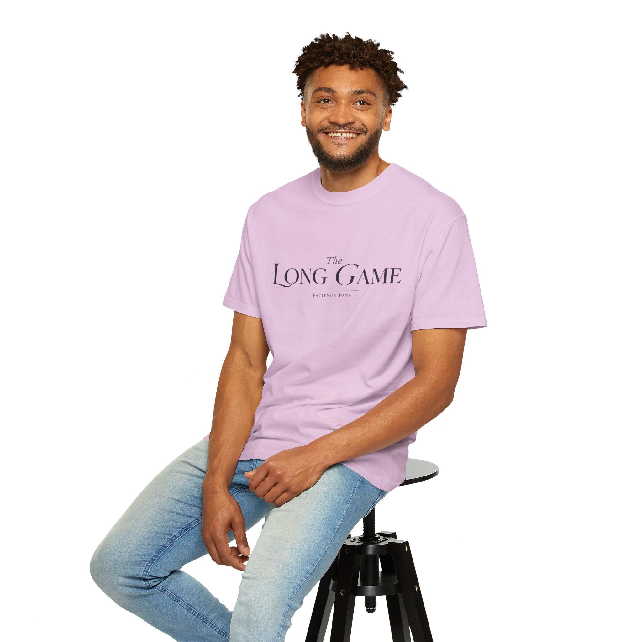 The Long Game T-Shirt — Minimalist Script Tee