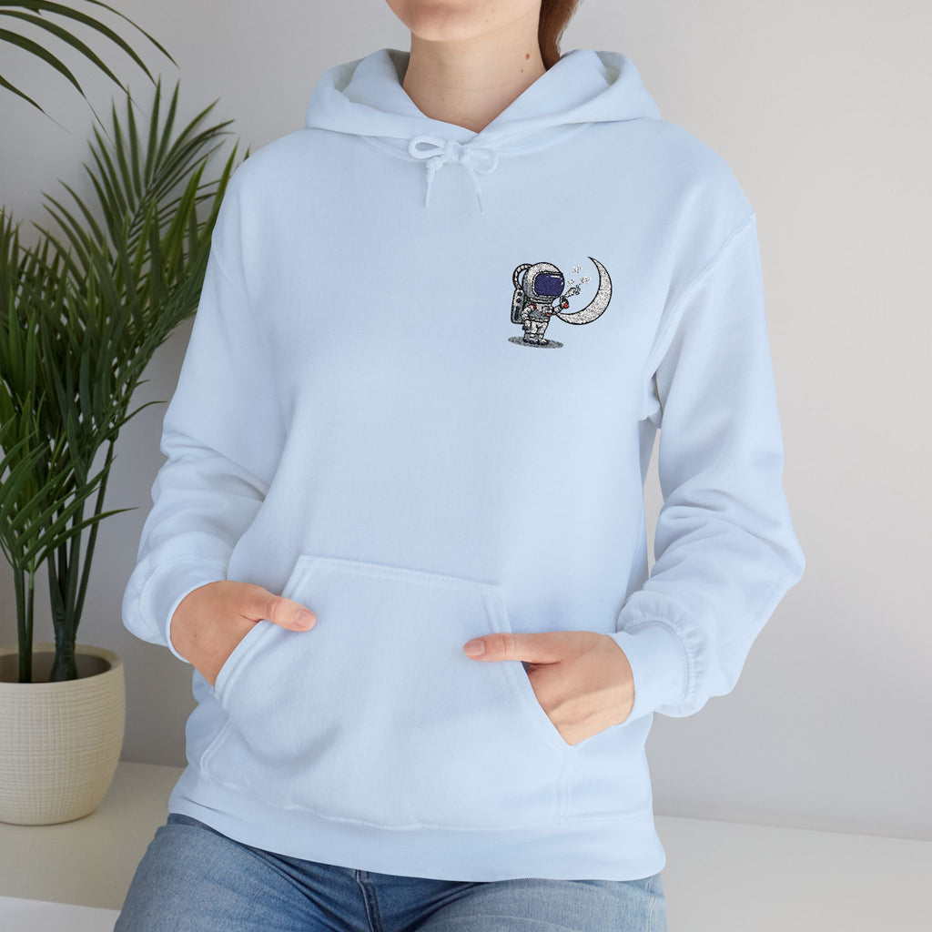 Skull Moon Hoodie — Gothic Night Sky Graphic Sweatshirt