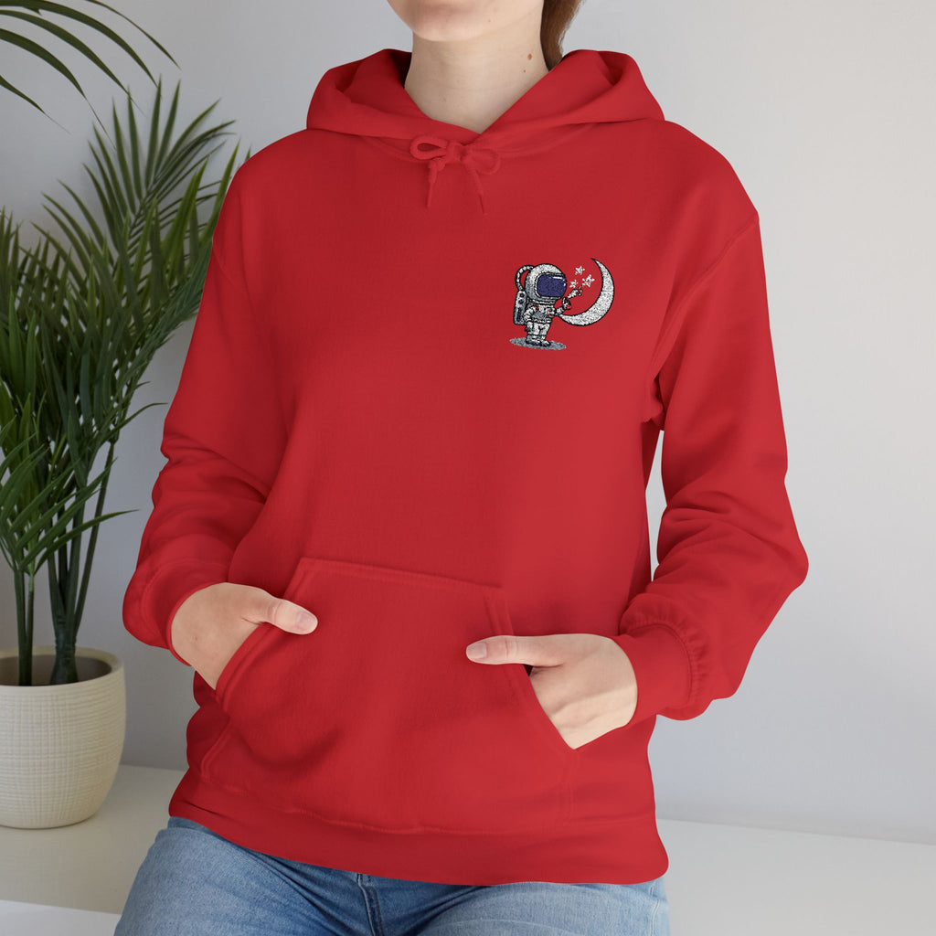 Skull Moon Hoodie — Gothic Night Sky Graphic Sweatshirt