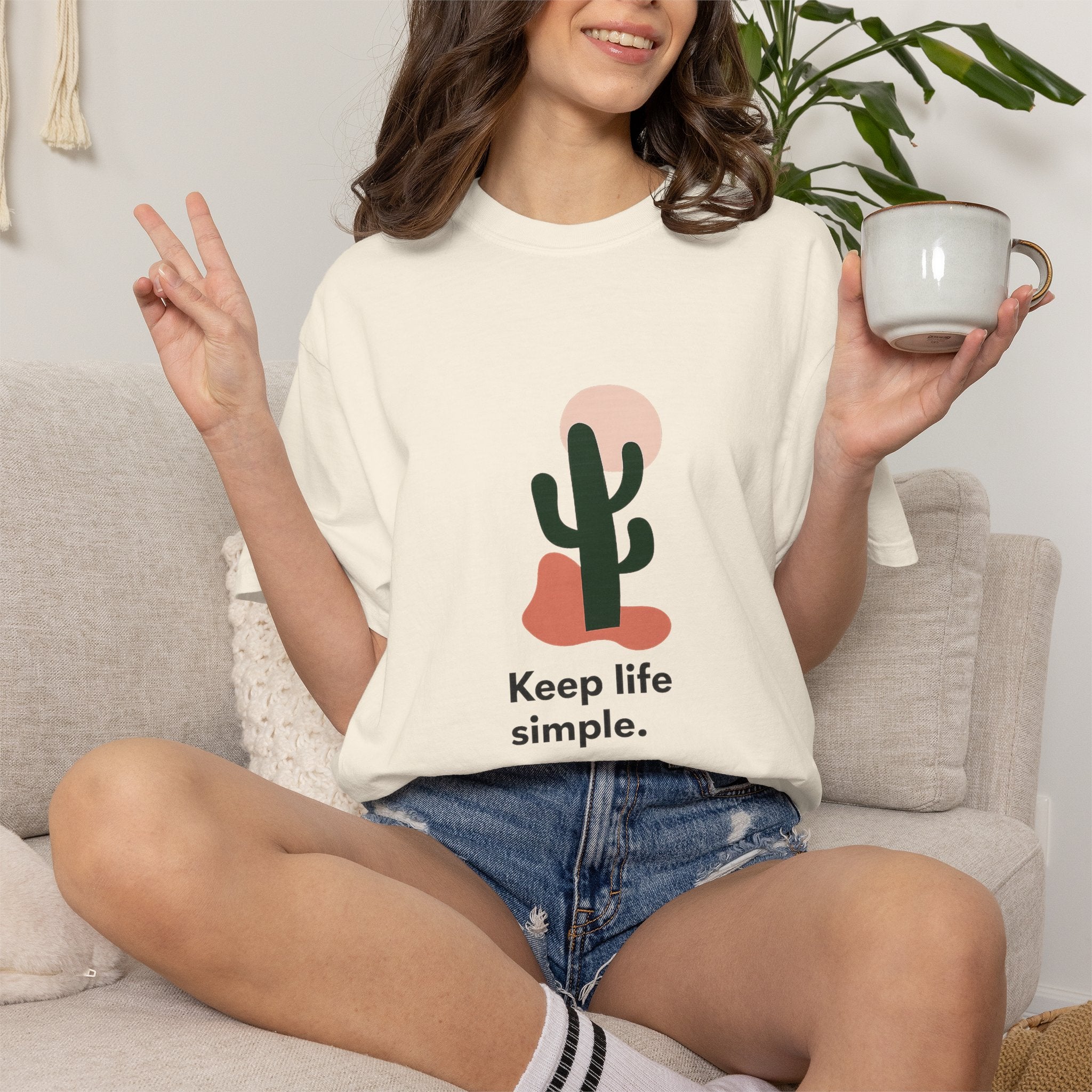 Keep Life Simple Cactus T-Shirt