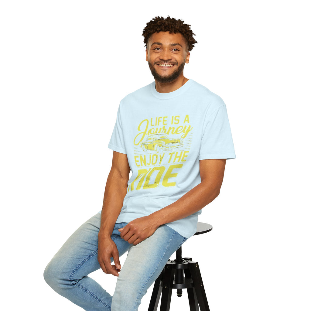 Enjoy The Ride T-Shirt — 'Life Is A Journey' Vintage Car Tee