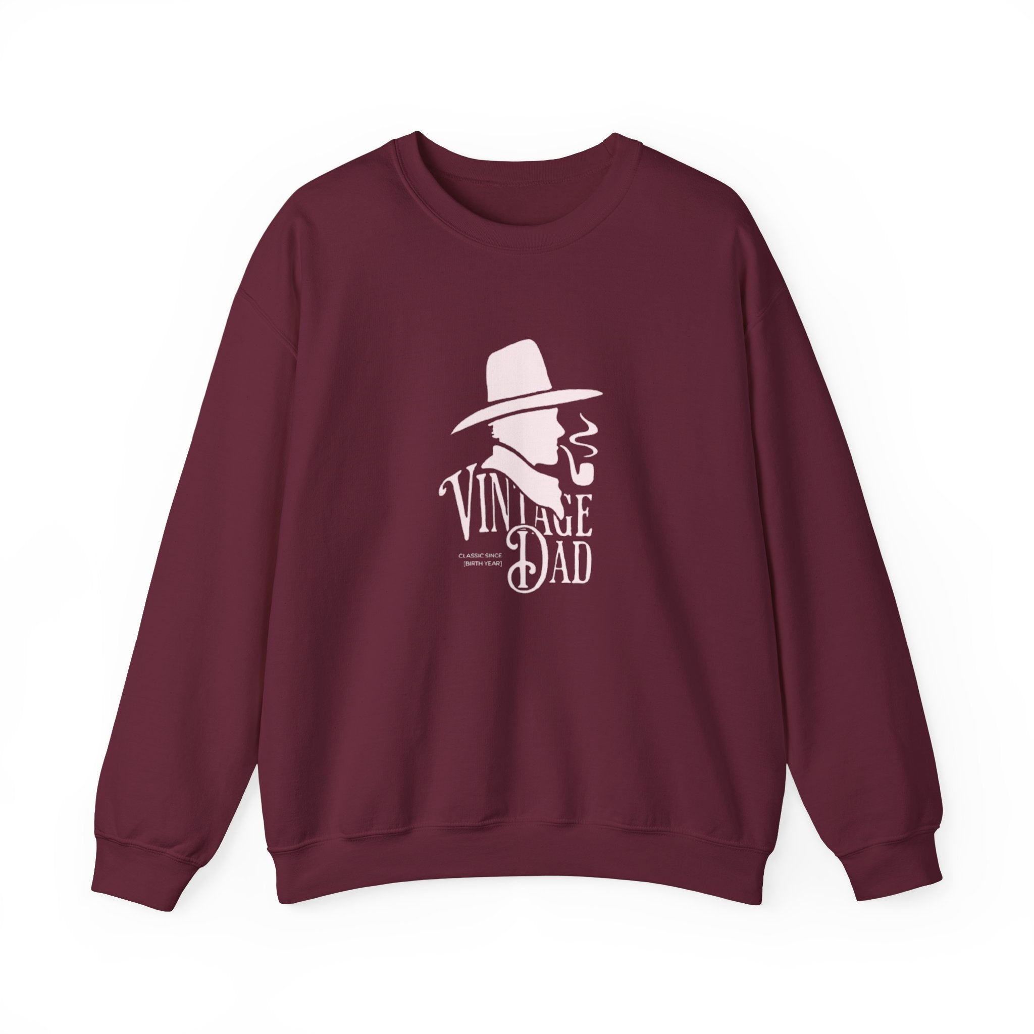 Crewneck Sweatshirt — Pink Cowboy Hat Graphic ‘Howdy’ Retro Western Pullover