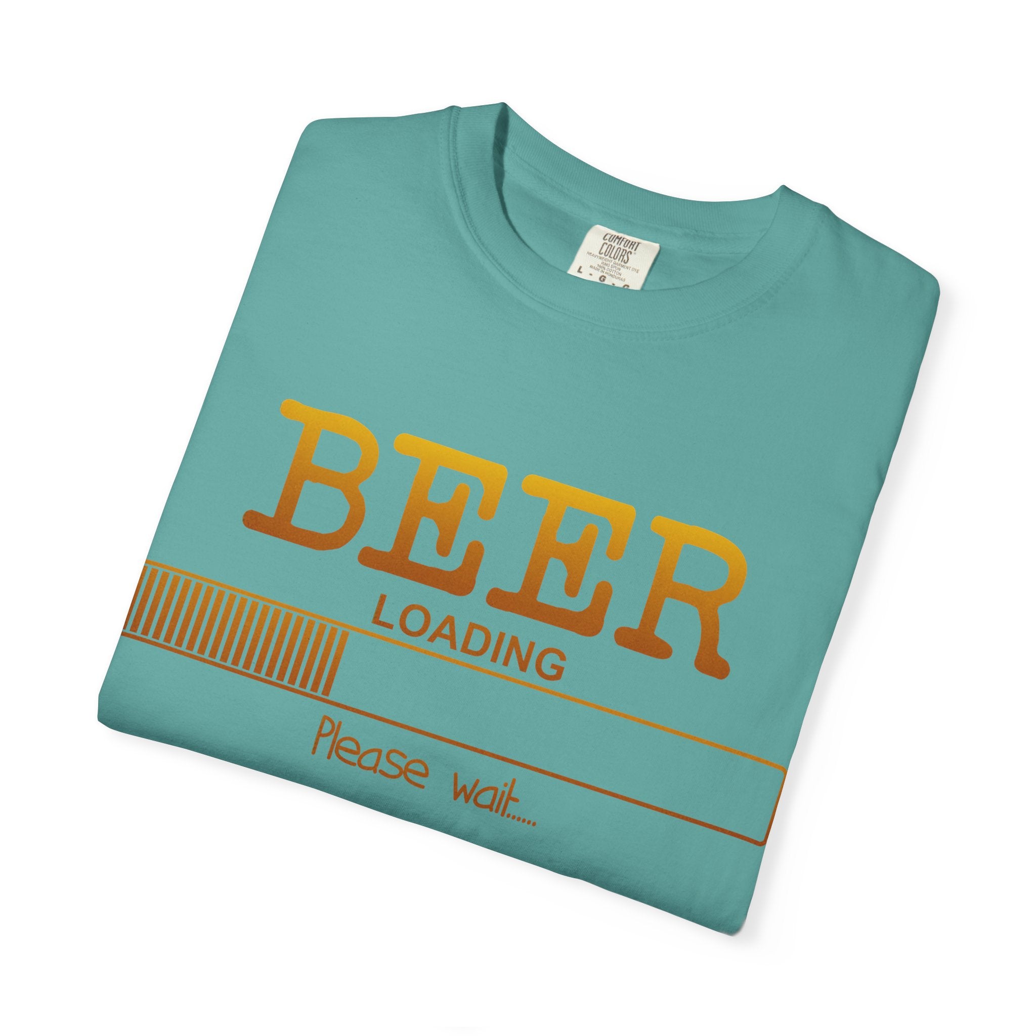 Beer Loading T‑Shirt — Funny 'Please Wait' Drinking Tee