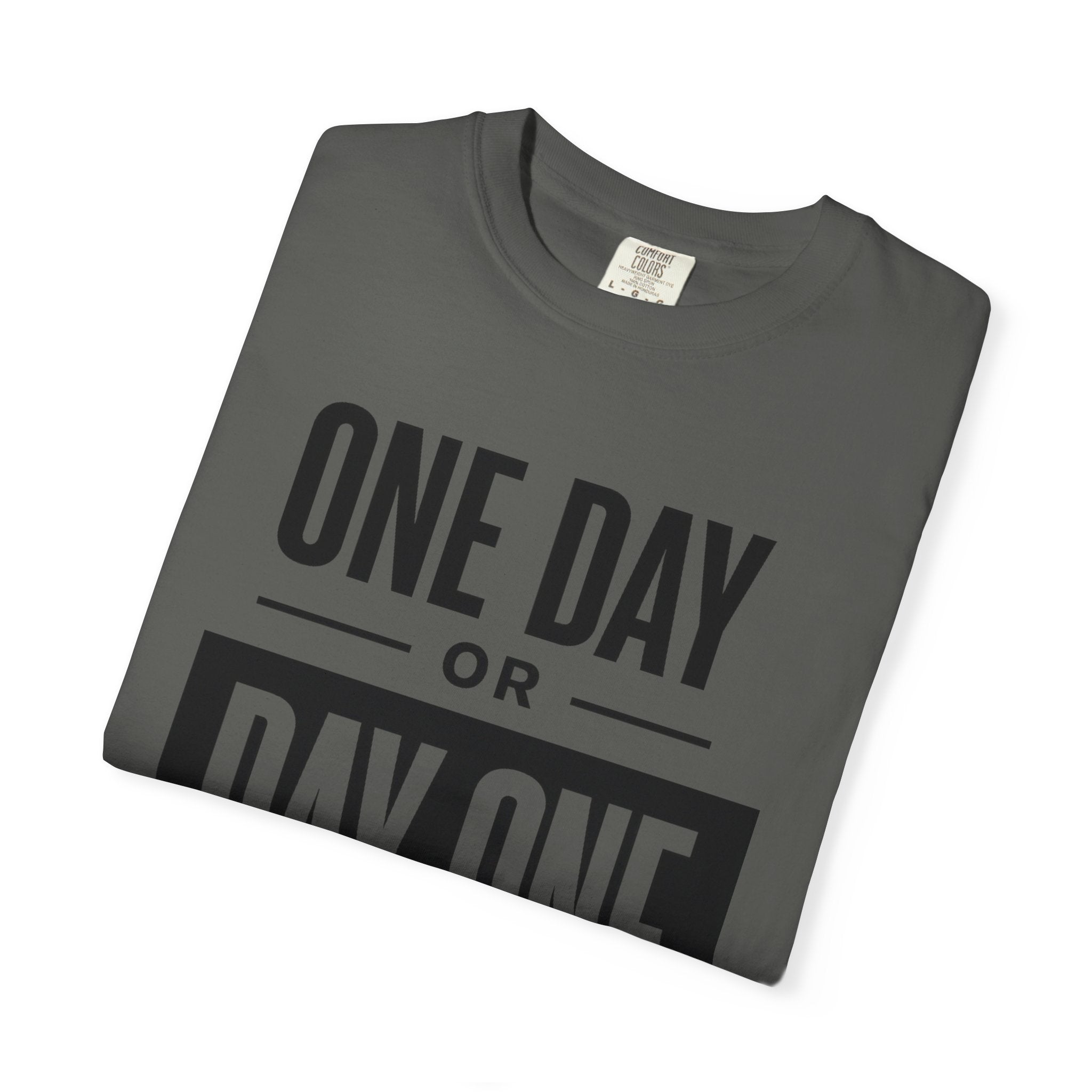 One Day or Day One Motivational T-Shirt