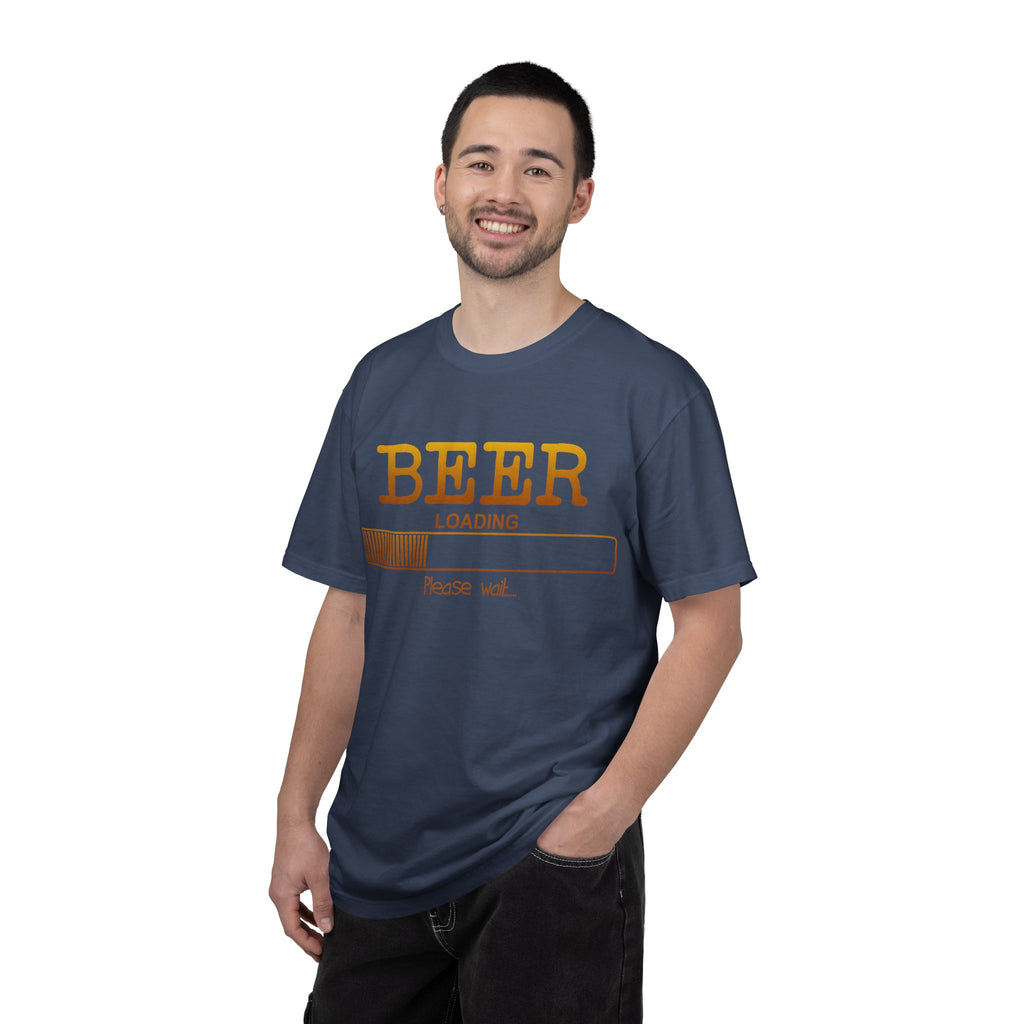 Beer Loading T‑Shirt — Funny 'Please Wait' Drinking Tee