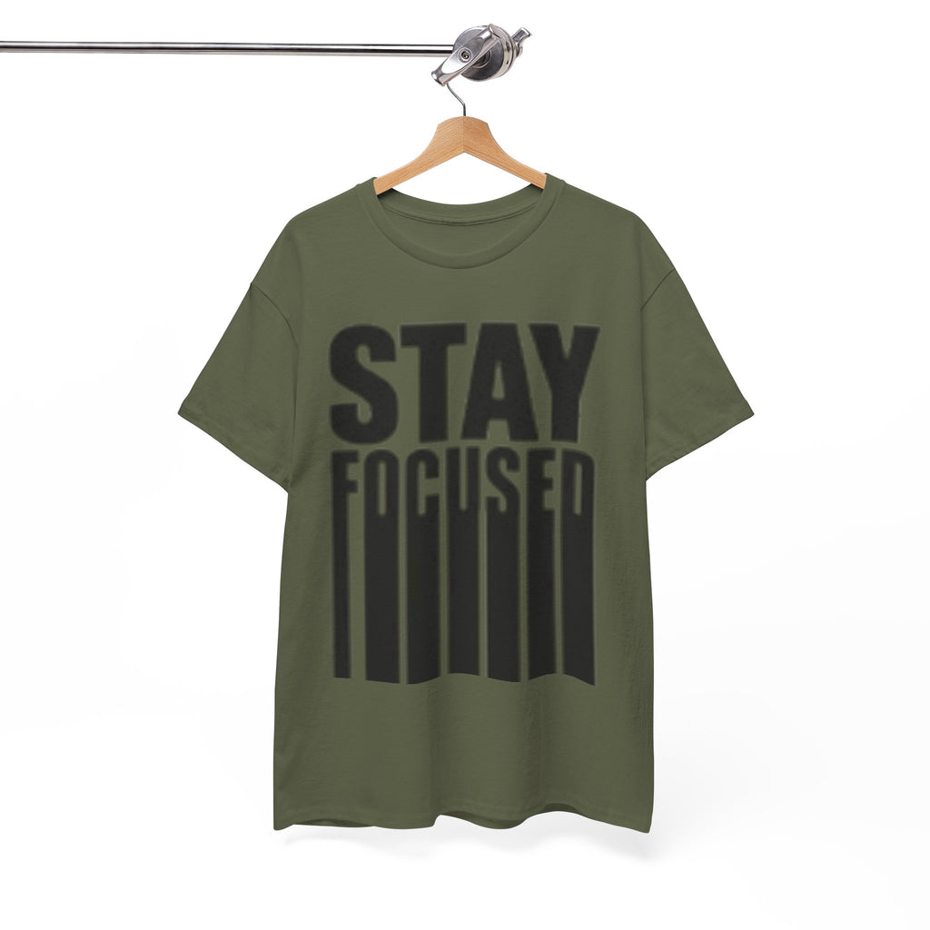 Stay Focused Tee — Motivational Graphic T‑Shirt
