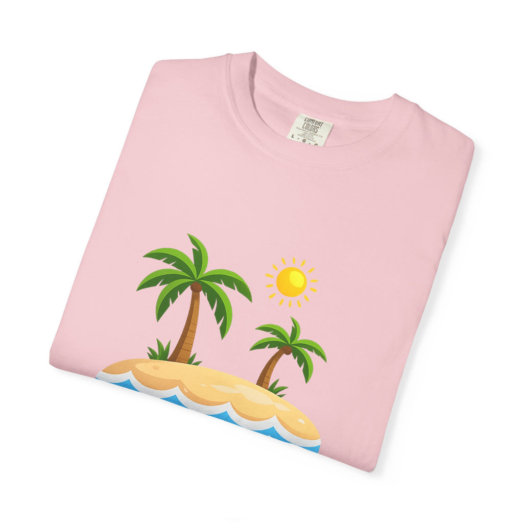 Island Paradise T-Shirt — Tropical Palm Tree Beach Graphic