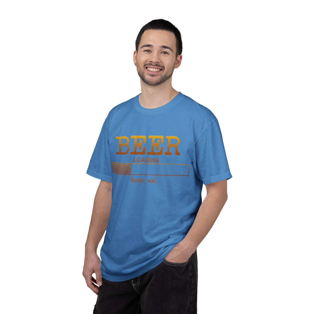 Beer Loading T‑Shirt — Funny 'Please Wait' Drinking Tee