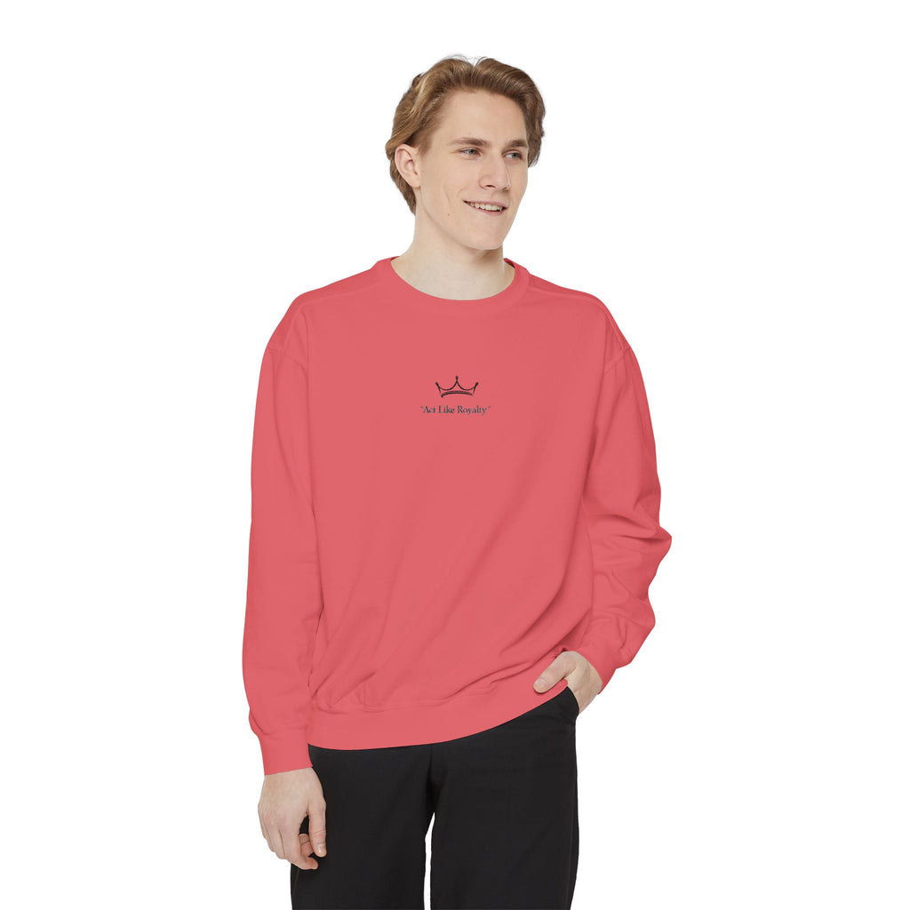 Minimal Sailboat Crewneck Sweatshirt — 'Sail the Sea' Graphic