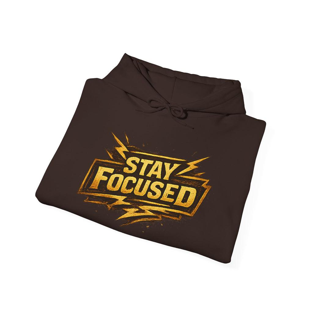 Stay Focused Hoodie — Motivational Graphic Pullover