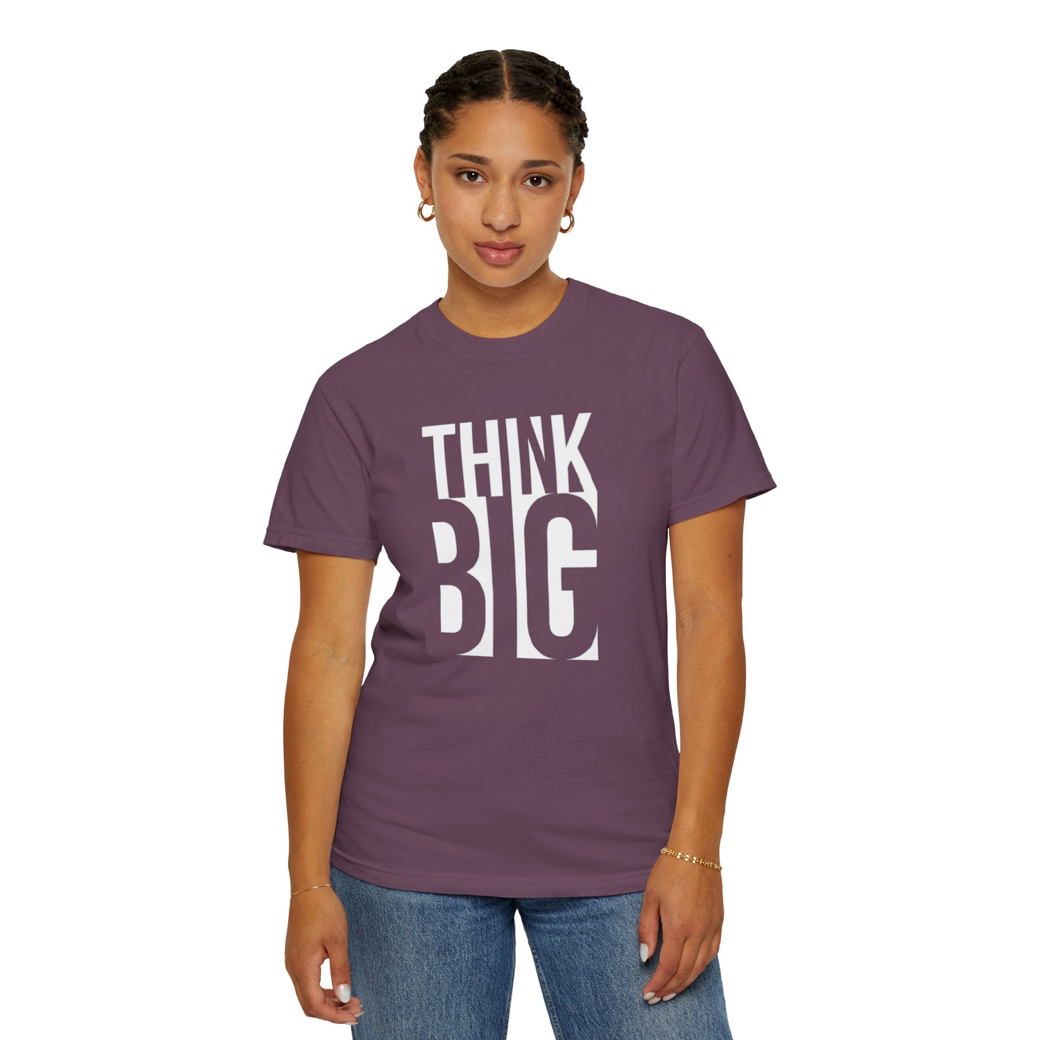 Think Big Graphic T-Shirt — Motivational Typography Tee