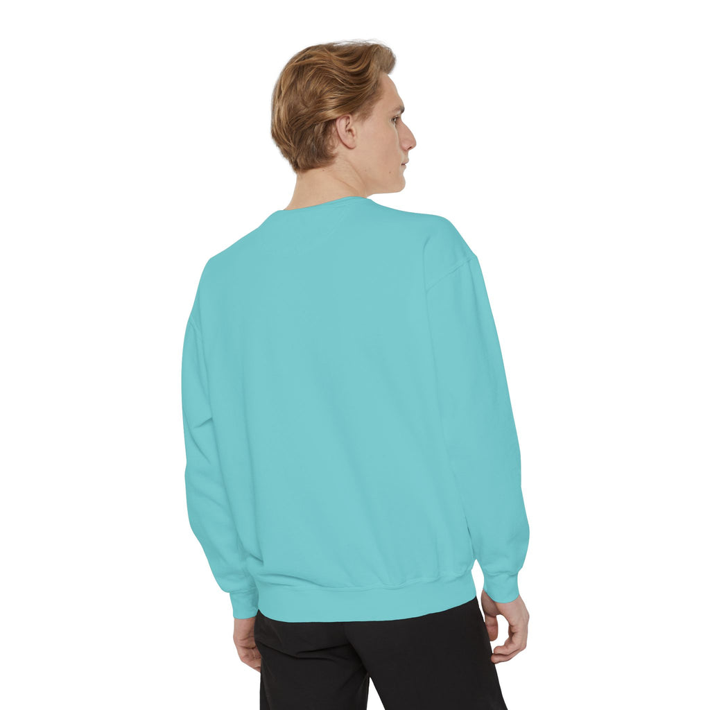 Minimal Sailboat Crewneck Sweatshirt — 'Sail the Sea' Graphic