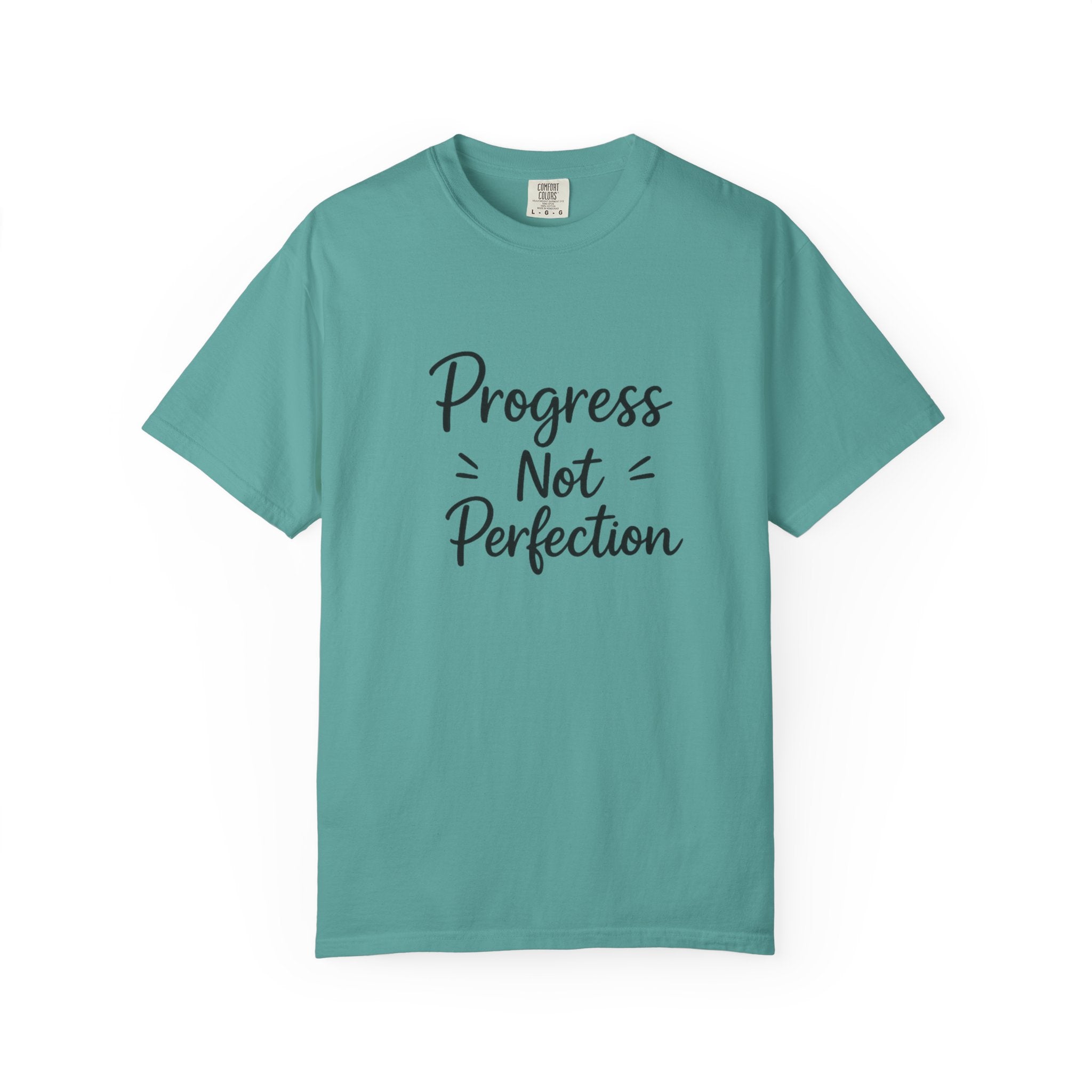 T-Shirt — "Progress Not Perfection" Inspirational Graphic Tee