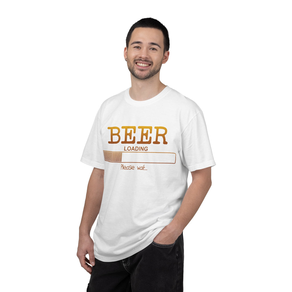 Beer Loading T‑Shirt — Funny 'Please Wait' Drinking Tee