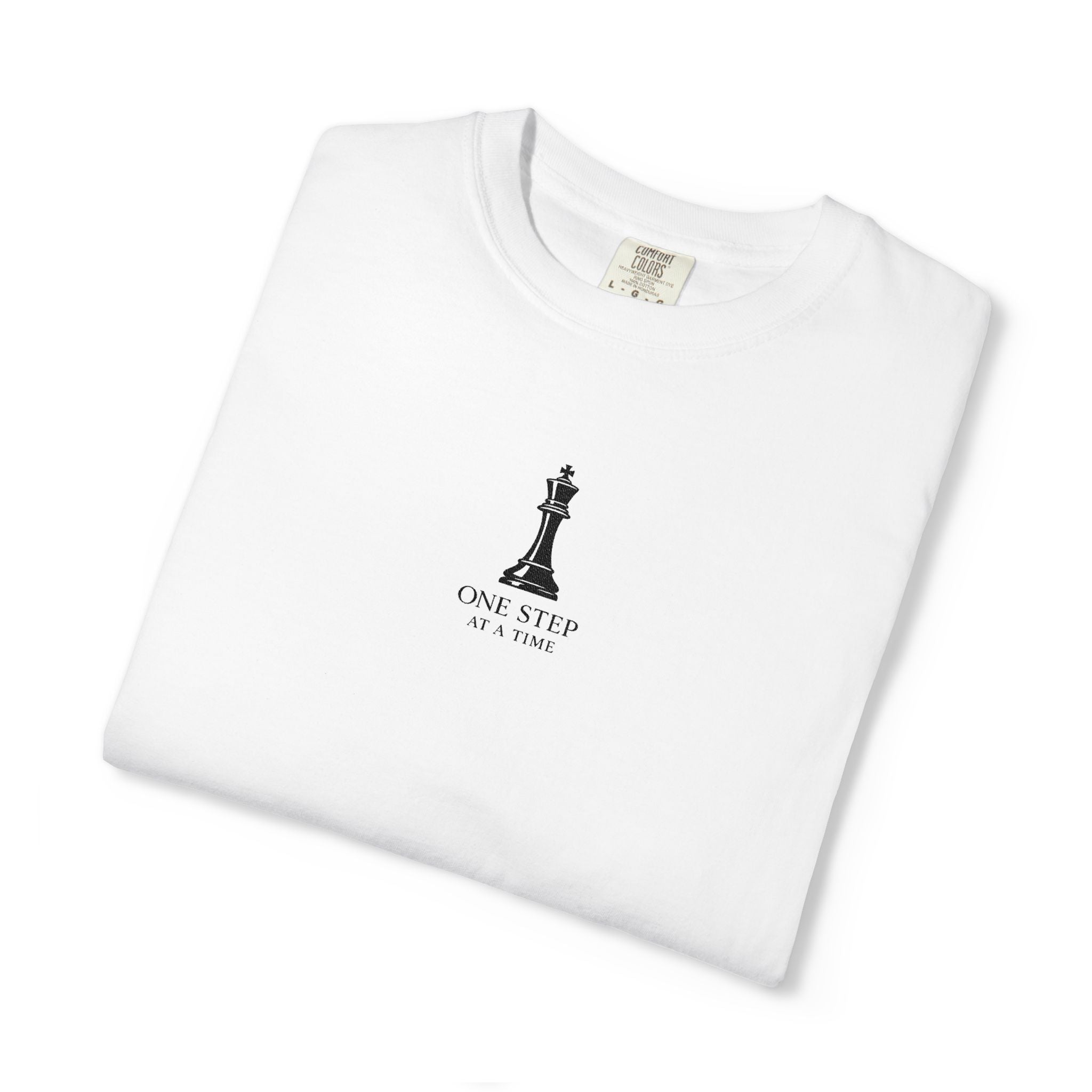 Chess King Minimalist T-Shirt — Don’t Stop Until You’re Proud