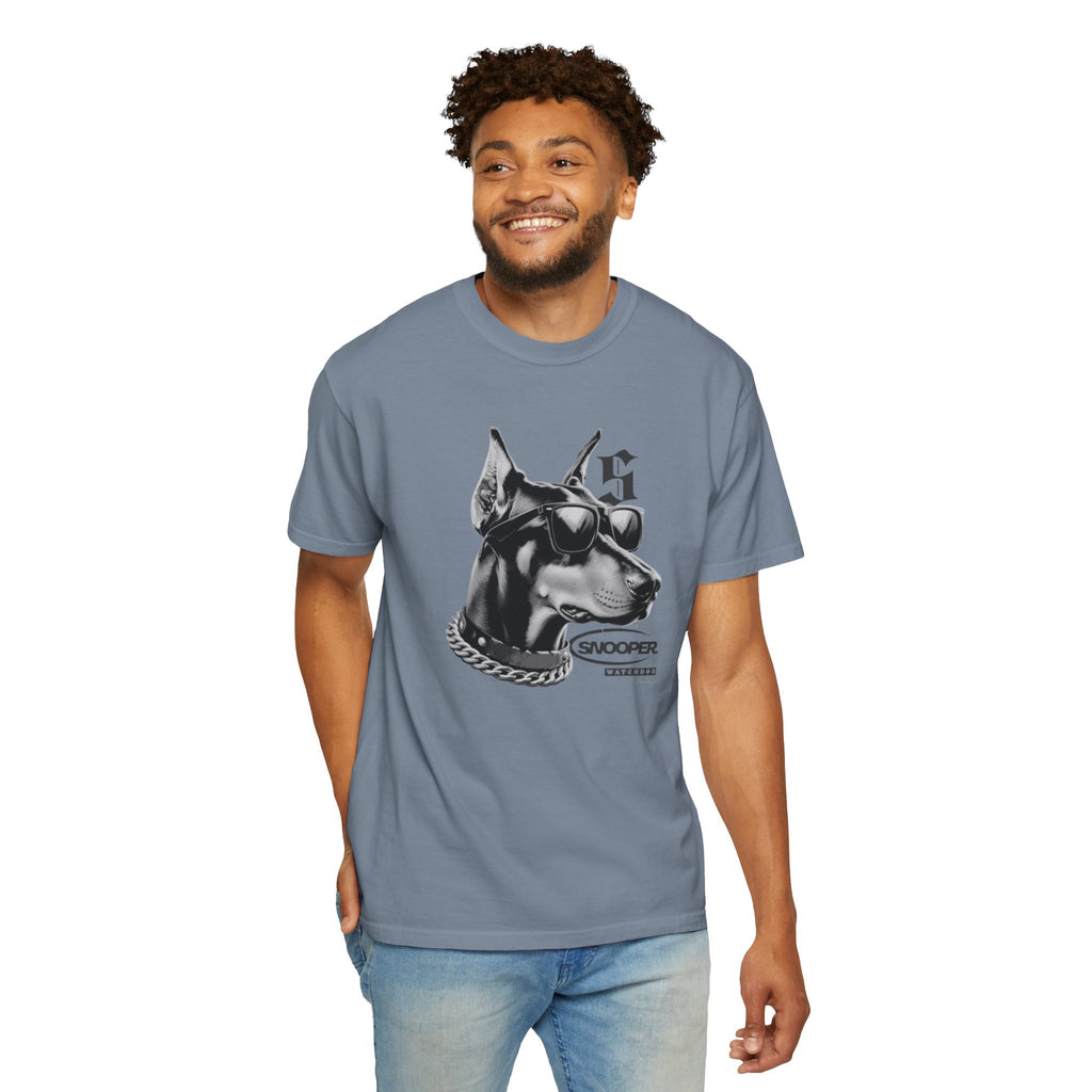 Doberman Sunglasses Graphic T-Shirt — "Snooper" Streetwear Tee