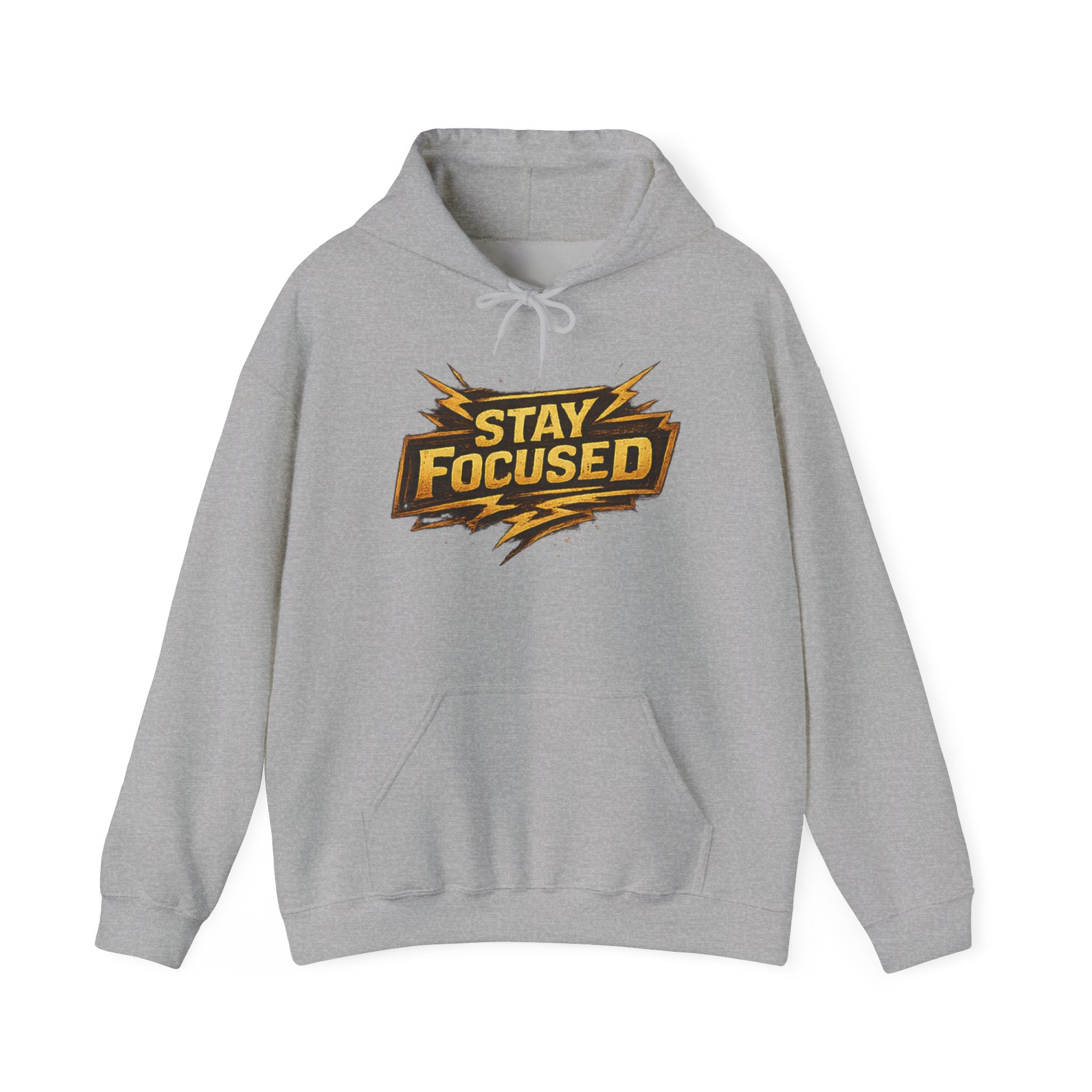 Stay Focused Hoodie — Motivational Graphic Pullover