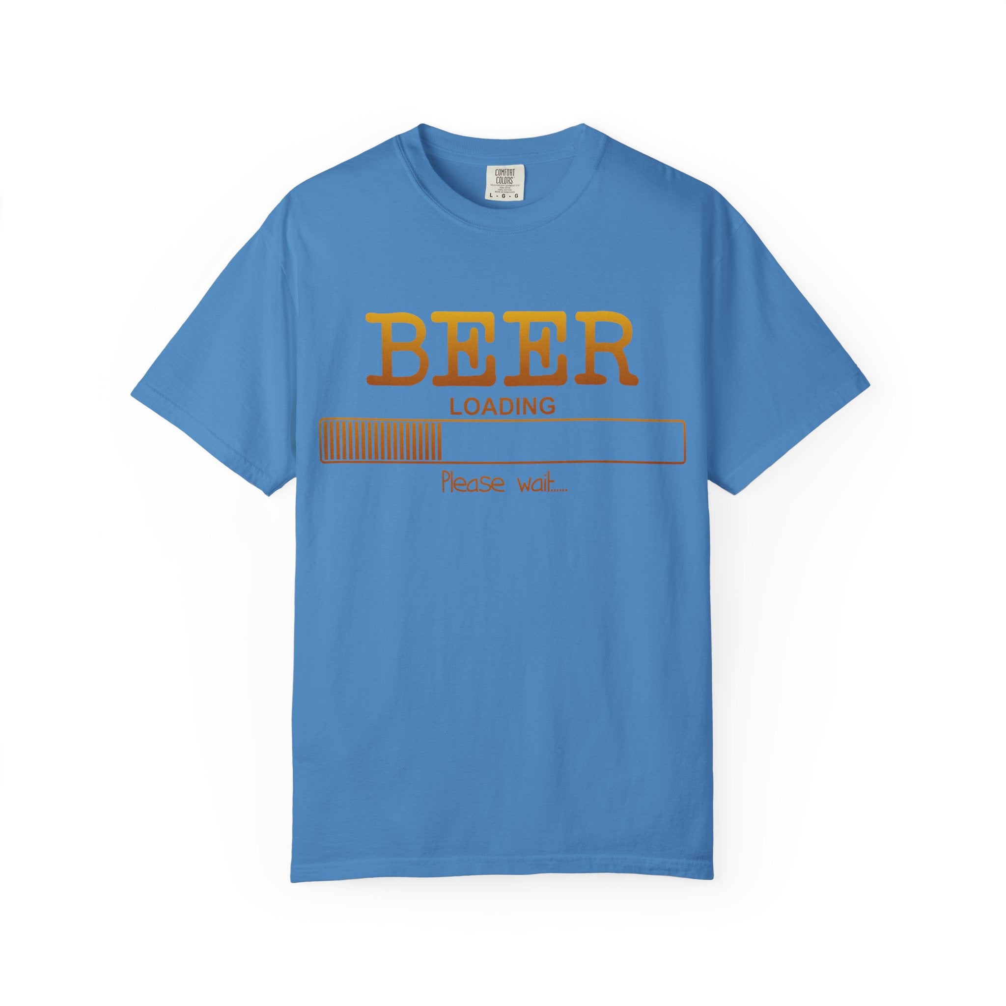 Beer Loading T‑Shirt — Funny 'Please Wait' Drinking Tee