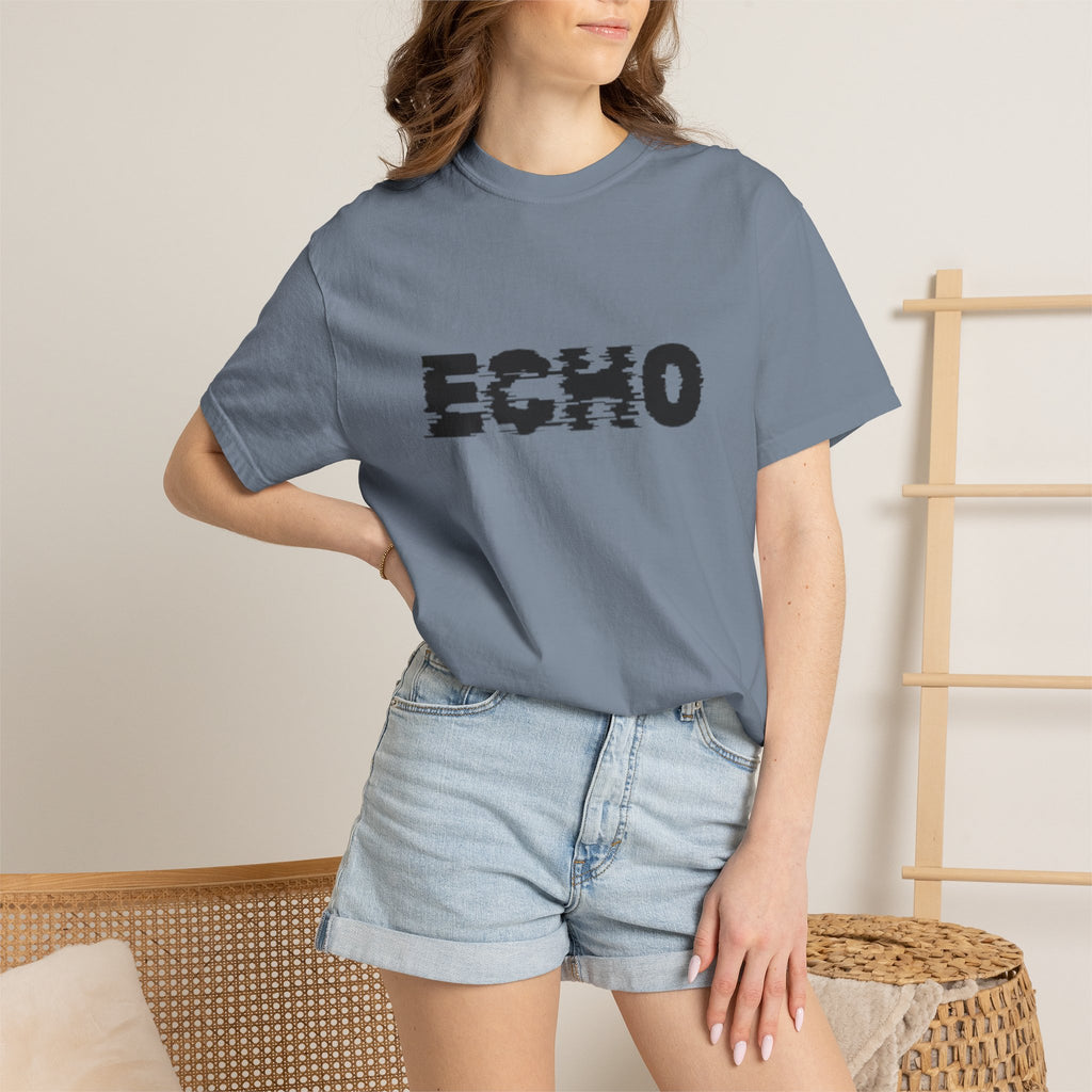 Echo Distorted Logo T-Shirt