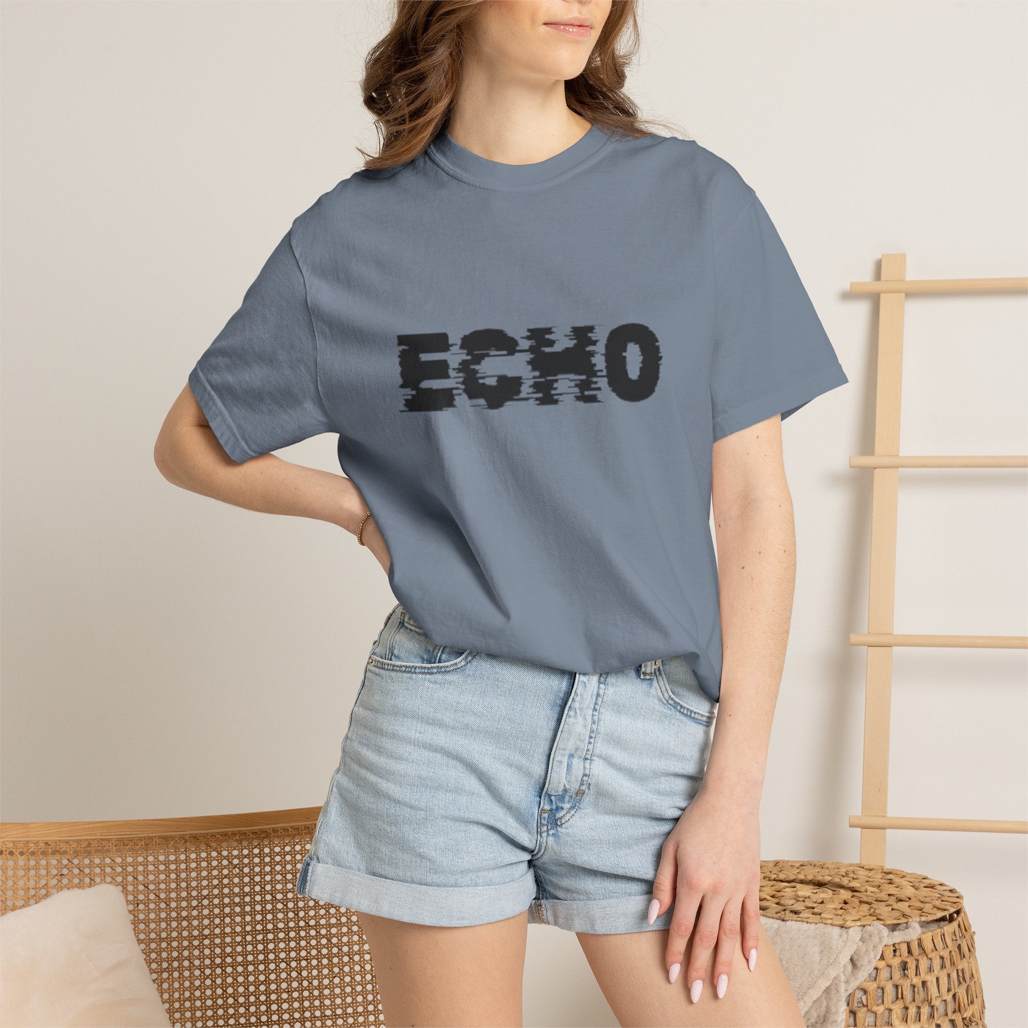 Echo Distorted Logo T-Shirt