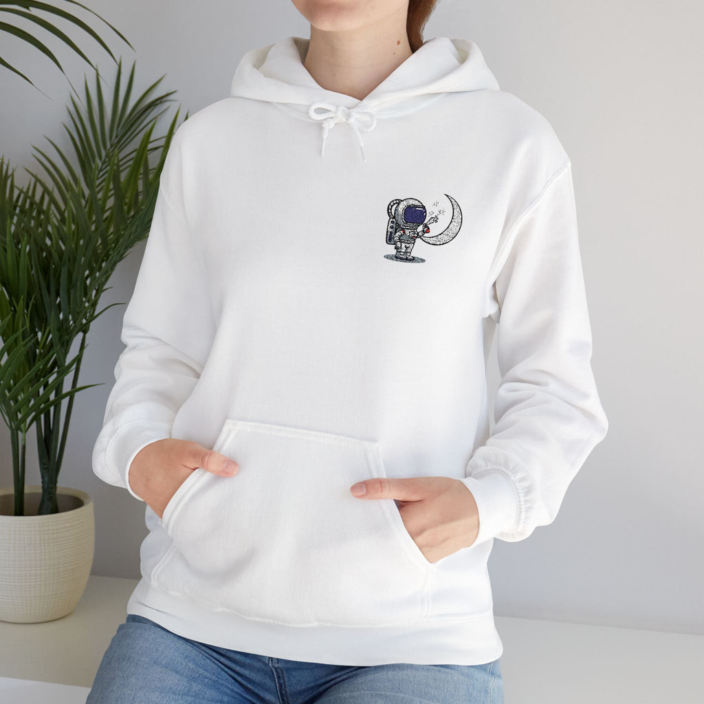 Skull Moon Hoodie — Gothic Night Sky Graphic Sweatshirt