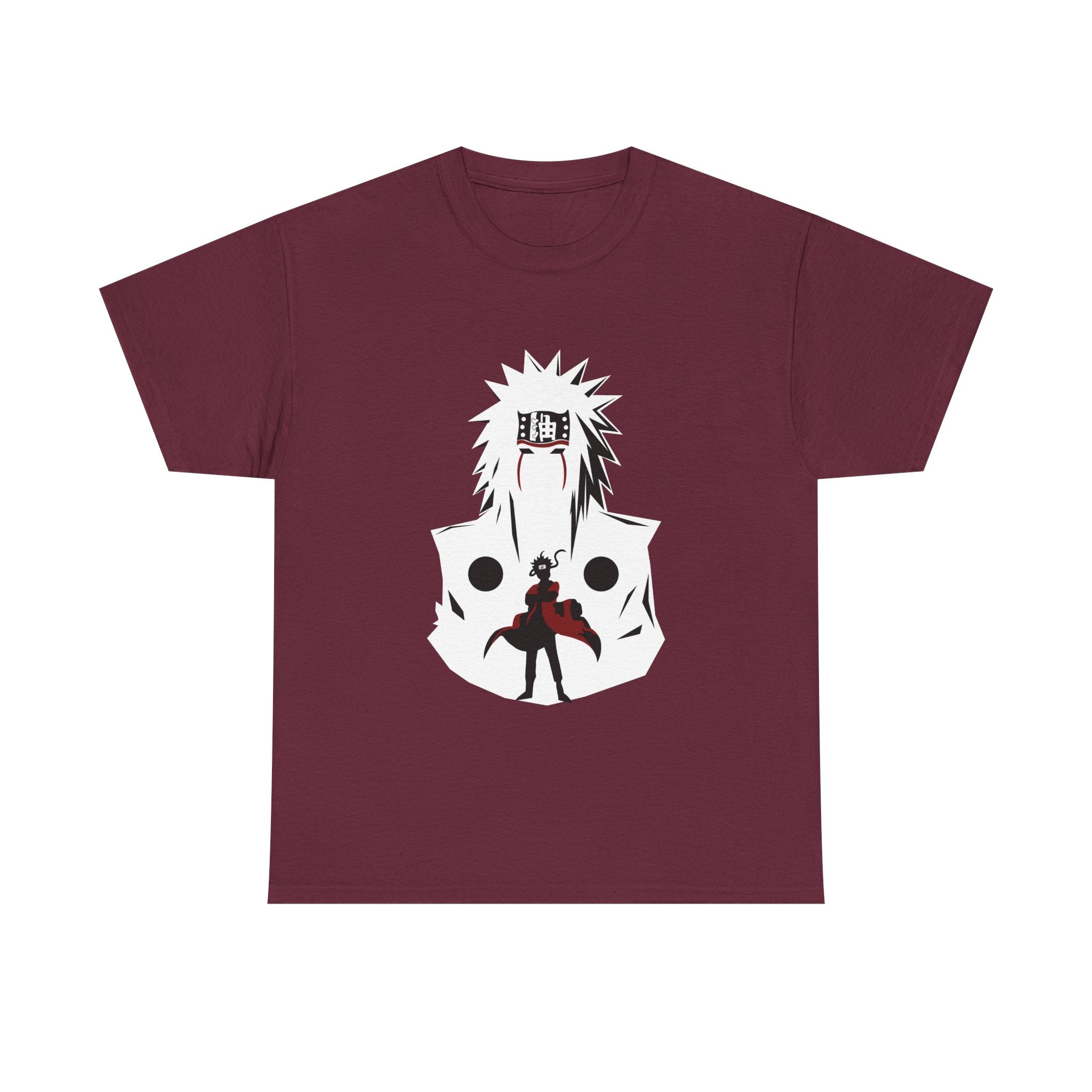 Anime Shadow Warrior T-Shirt — Silhouette Battle Graphic Tee