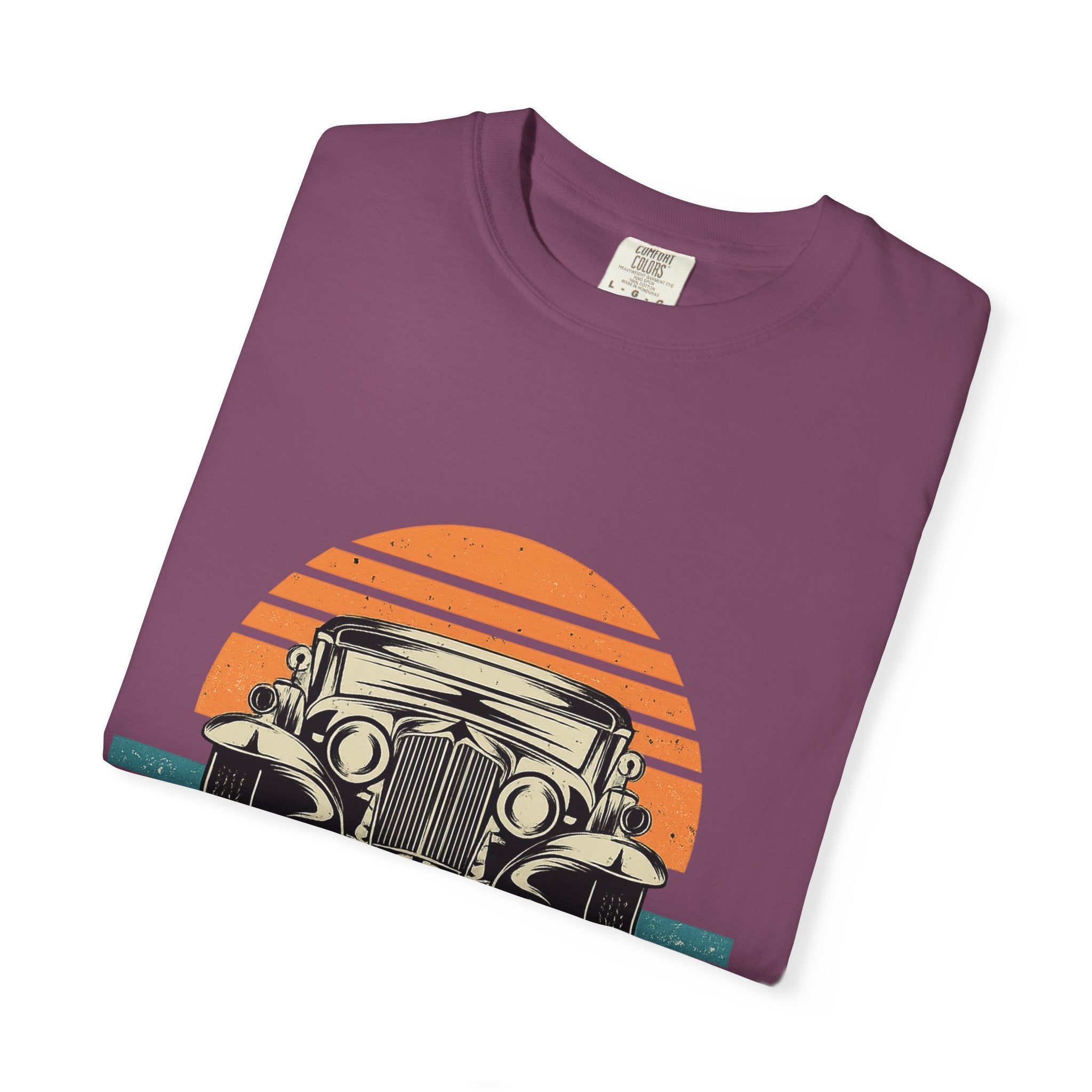 Vintage Car Sunset T-Shirt
