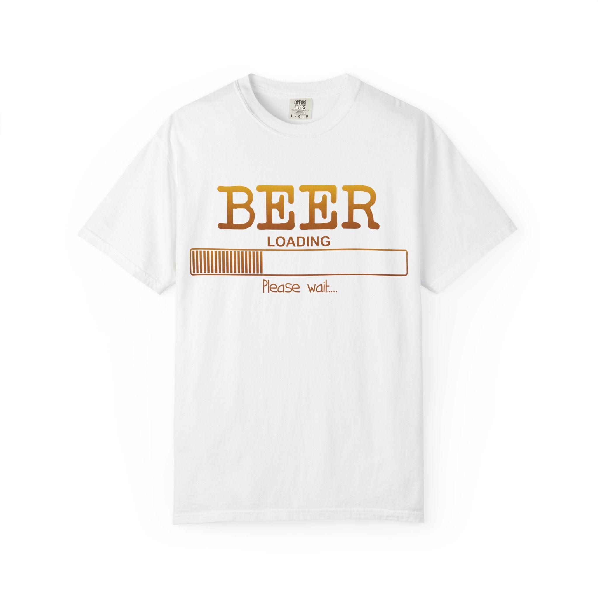 Beer Loading T‑Shirt — Funny 'Please Wait' Drinking Tee