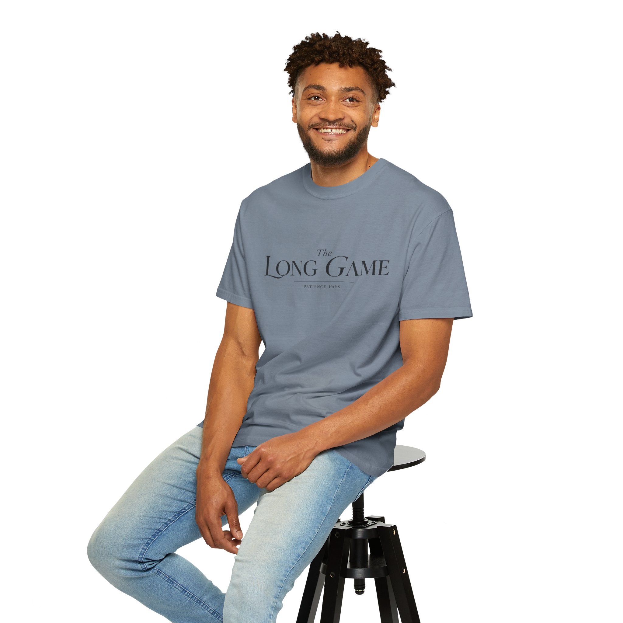 The Long Game T-Shirt — Minimalist Script Tee
