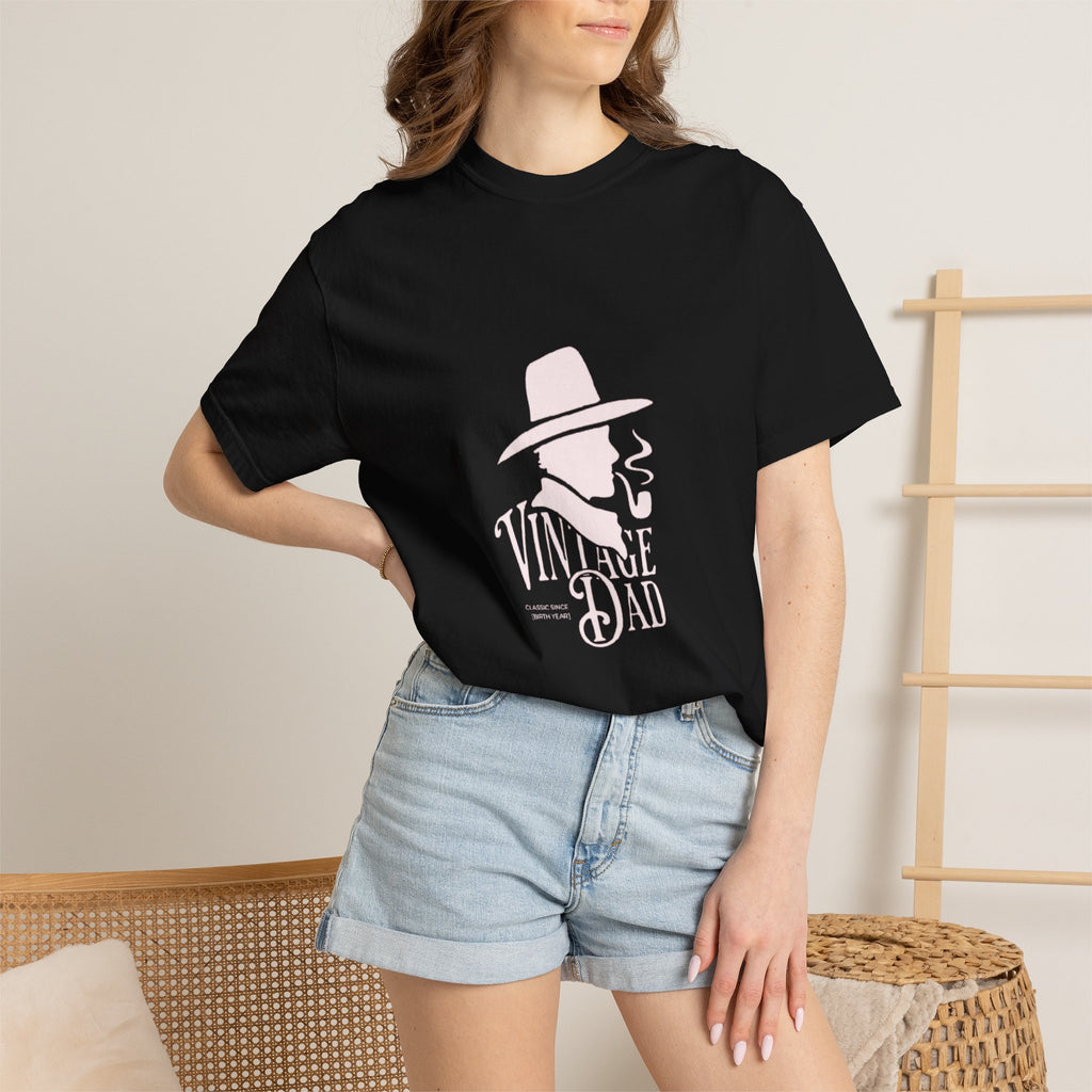 Vintage Dad graphic tee | Retro hat & pipe design