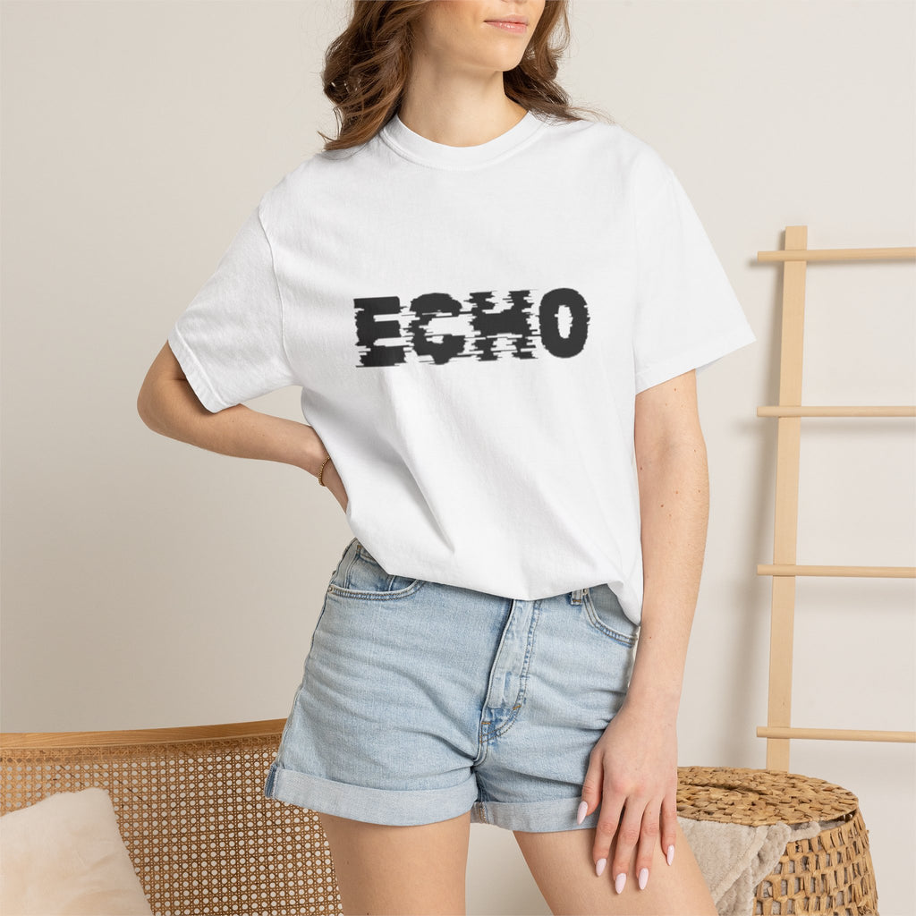 Echo Distorted Logo T-Shirt