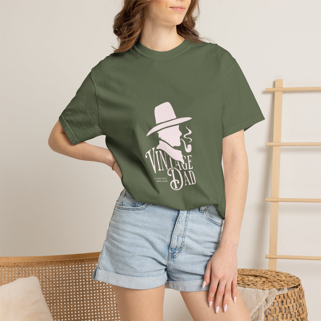 Vintage Dad graphic tee | Retro hat & pipe design