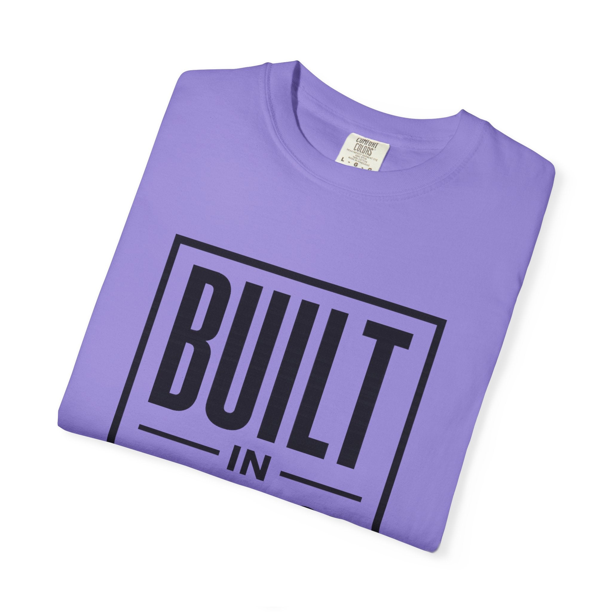 Built In Silence T-Shirt — Minimalist Bold Typography Tee