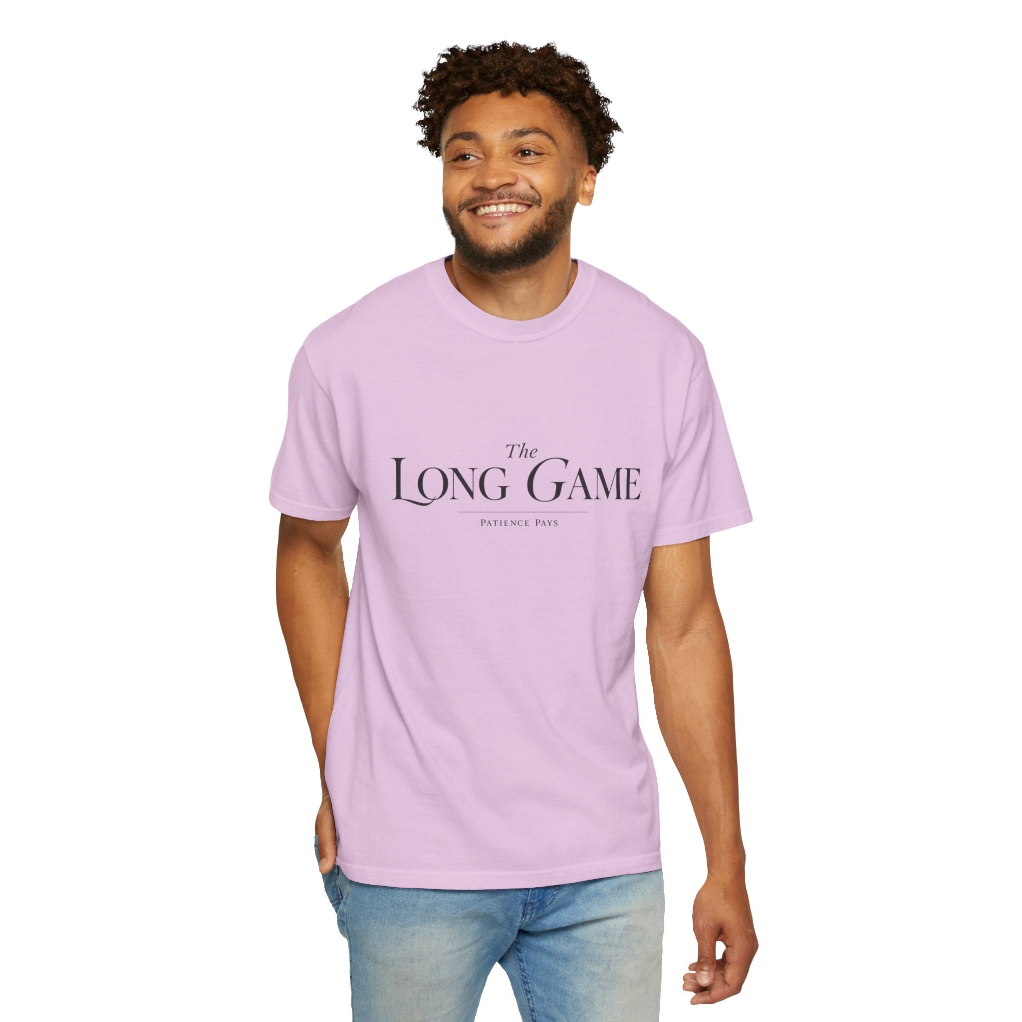 The Long Game T-Shirt — Minimalist Script Tee