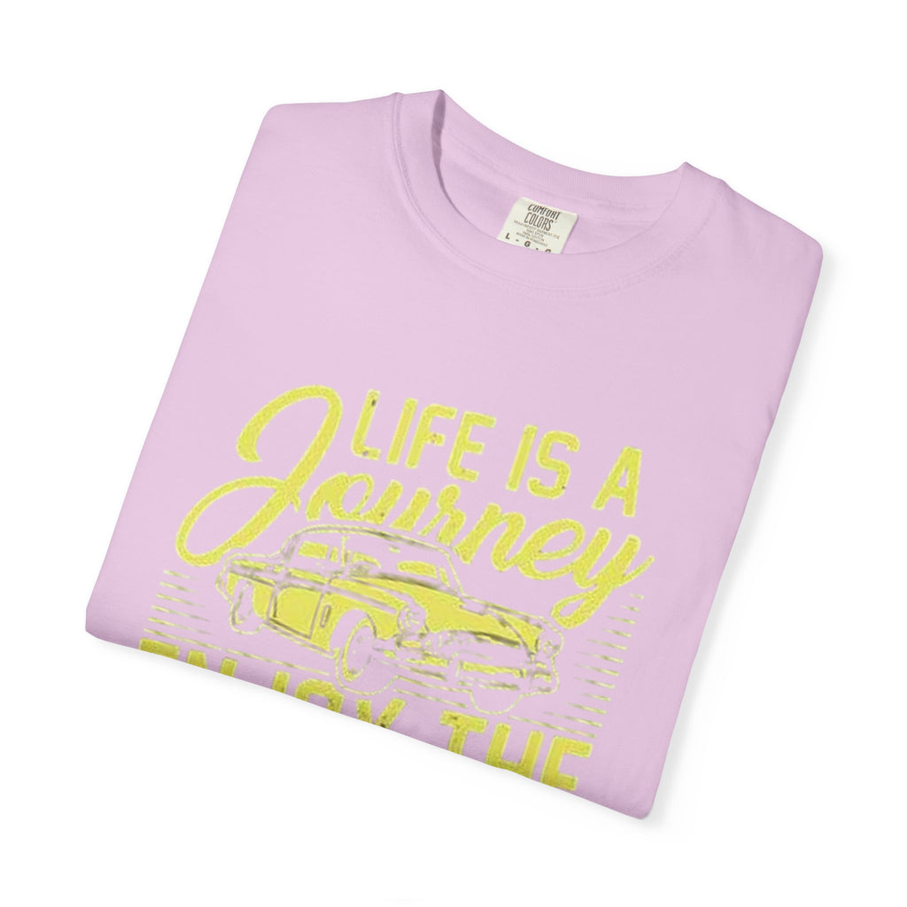 Enjoy The Ride T-Shirt — 'Life Is A Journey' Vintage Car Tee