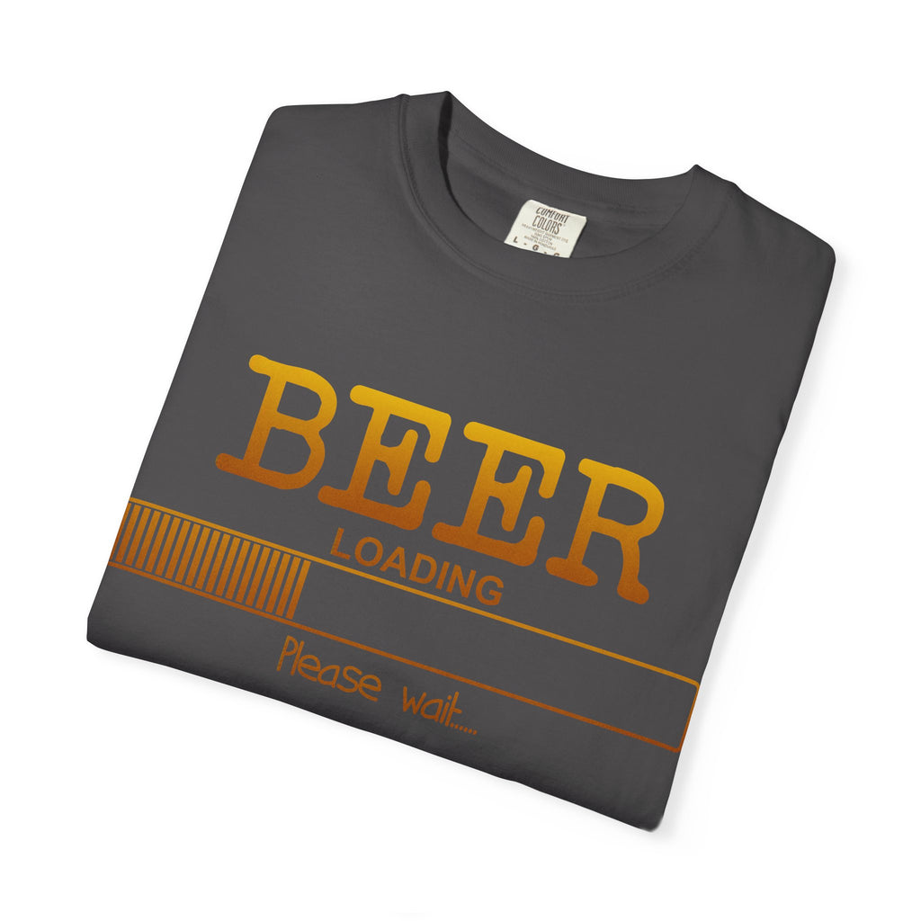 Beer Loading T‑Shirt — Funny 'Please Wait' Drinking Tee